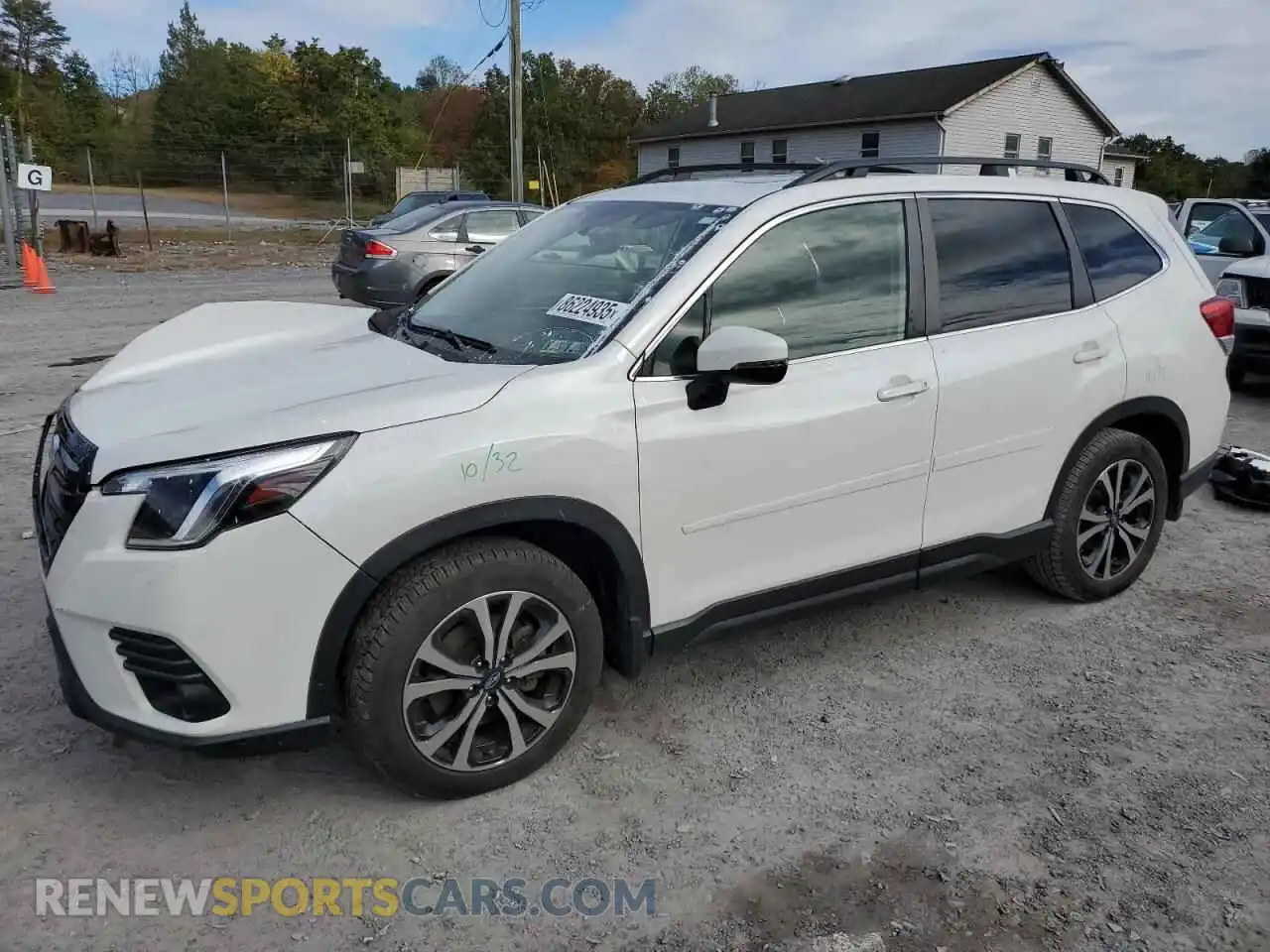 1 Photograph of a damaged car JF2SKAPC2NH442071 SUBARU FORESTER 2022