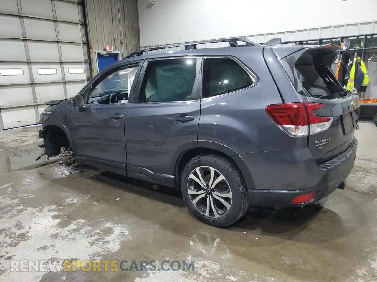 2 fotografías del automóvil dañado JF2SKAPC2NH524074 SUBARU FORESTER 2022