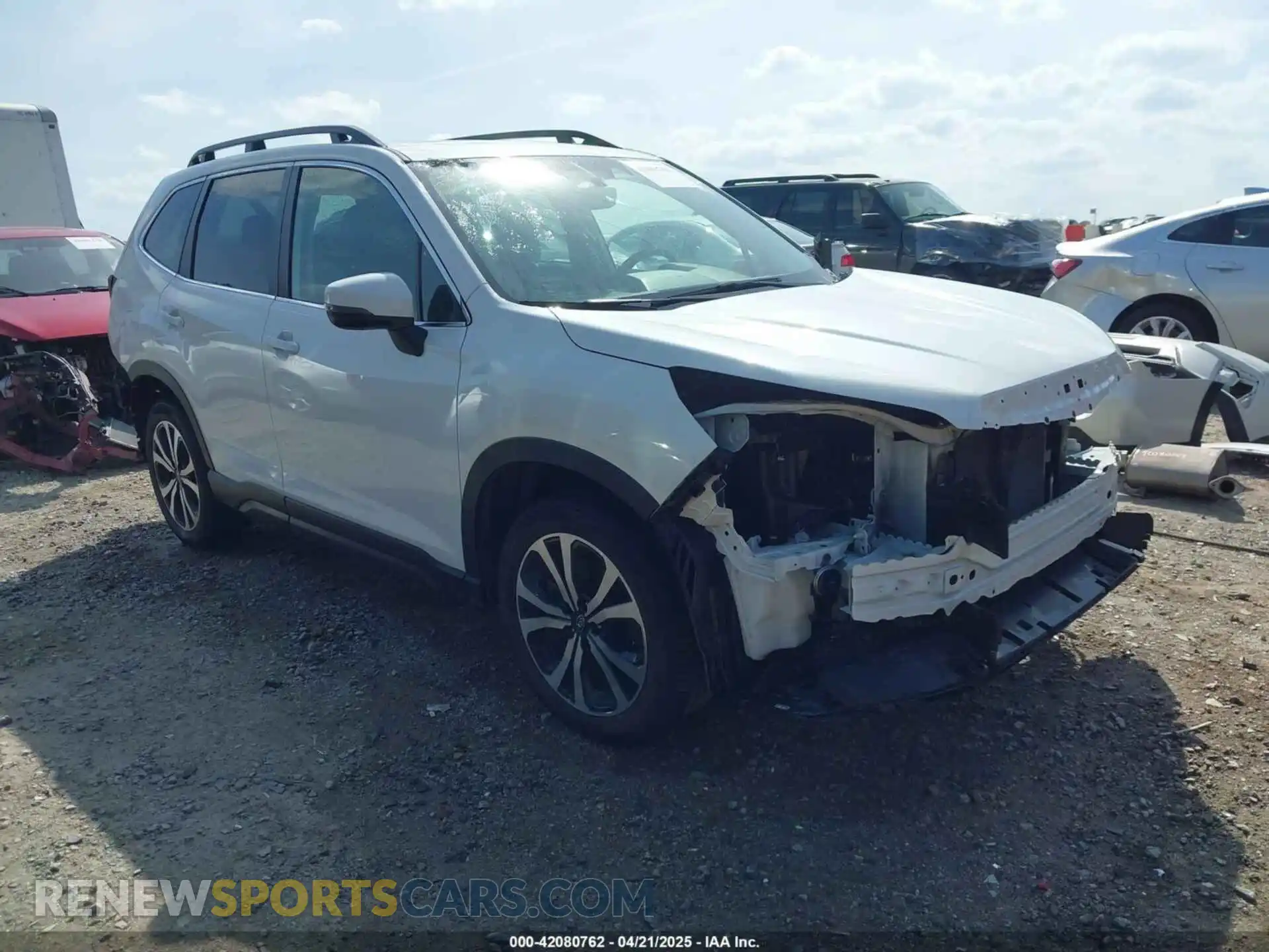 1 Photograph of a damaged car JF2SKAPC3NH435825 SUBARU FORESTER 2022
