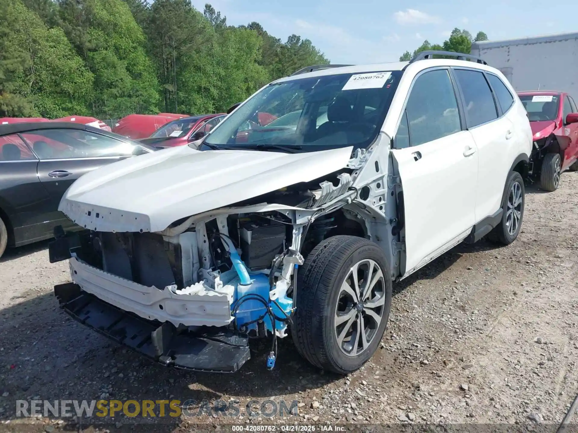 2 Photograph of a damaged car JF2SKAPC3NH435825 SUBARU FORESTER 2022