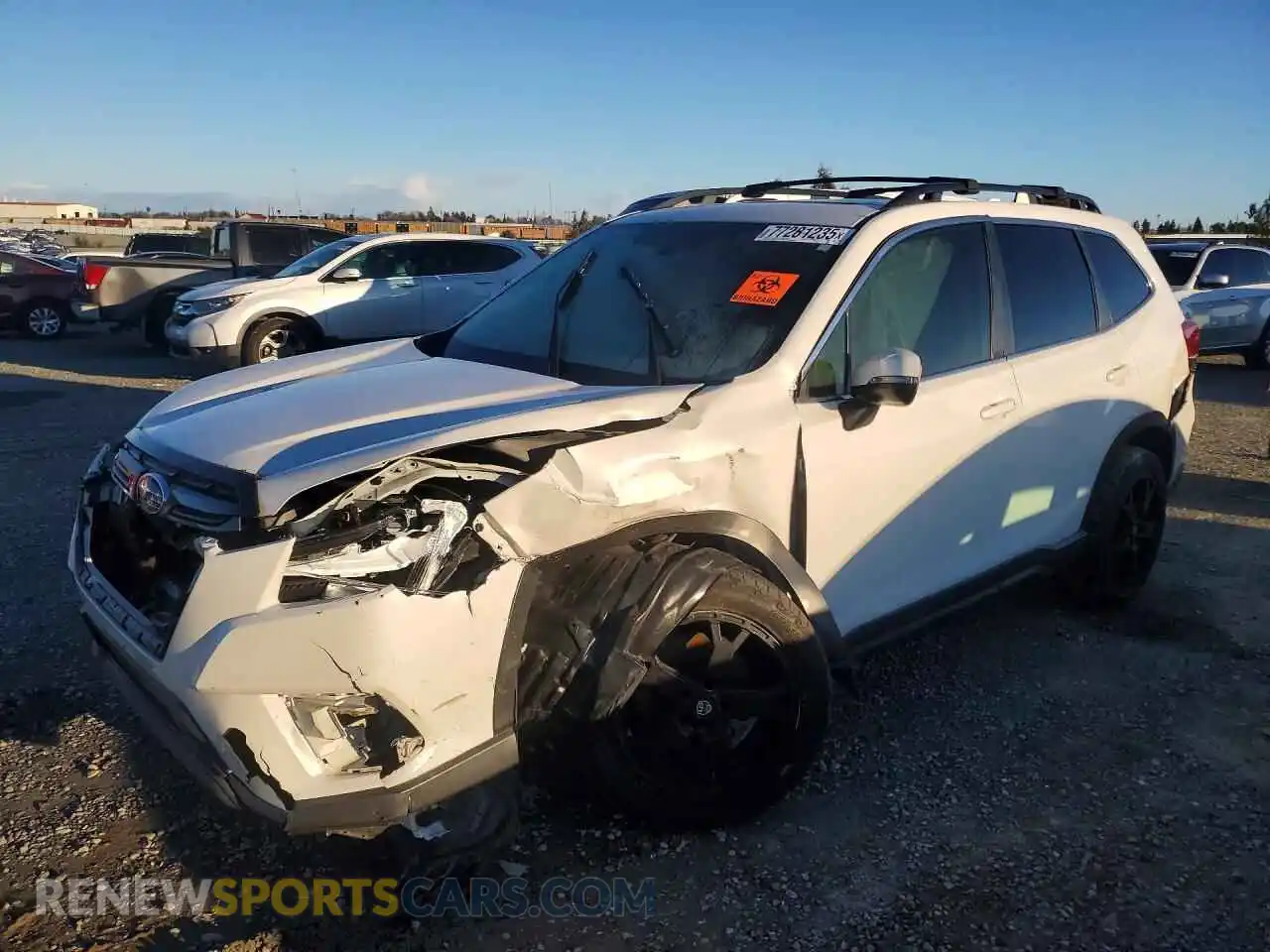 1 Photograph of a damaged car JF2SKAPC3NH474429 SUBARU FORESTER 2022