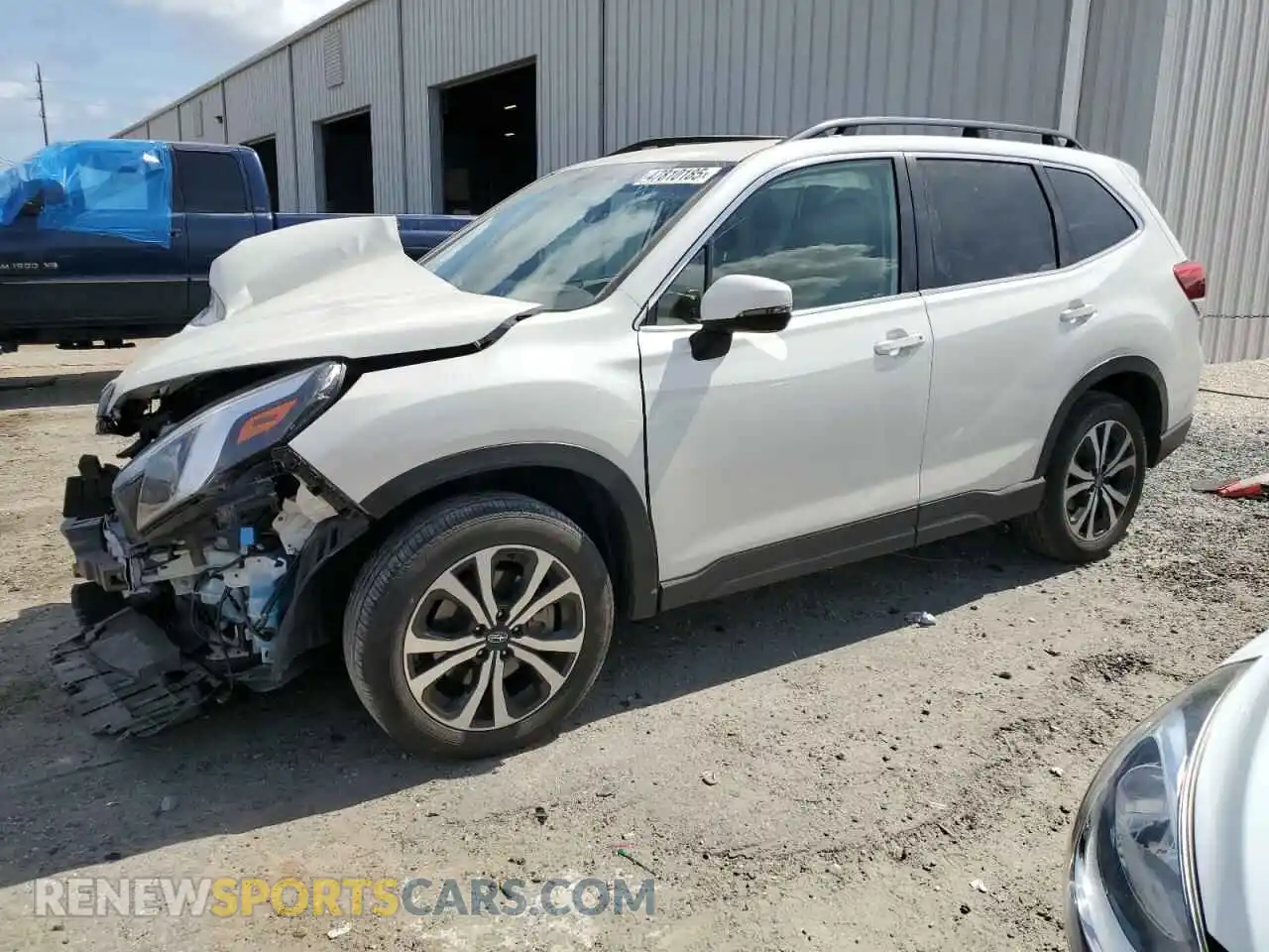 1 Photograph of a damaged car JF2SKAPC3NH516596 SUBARU FORESTER 2022