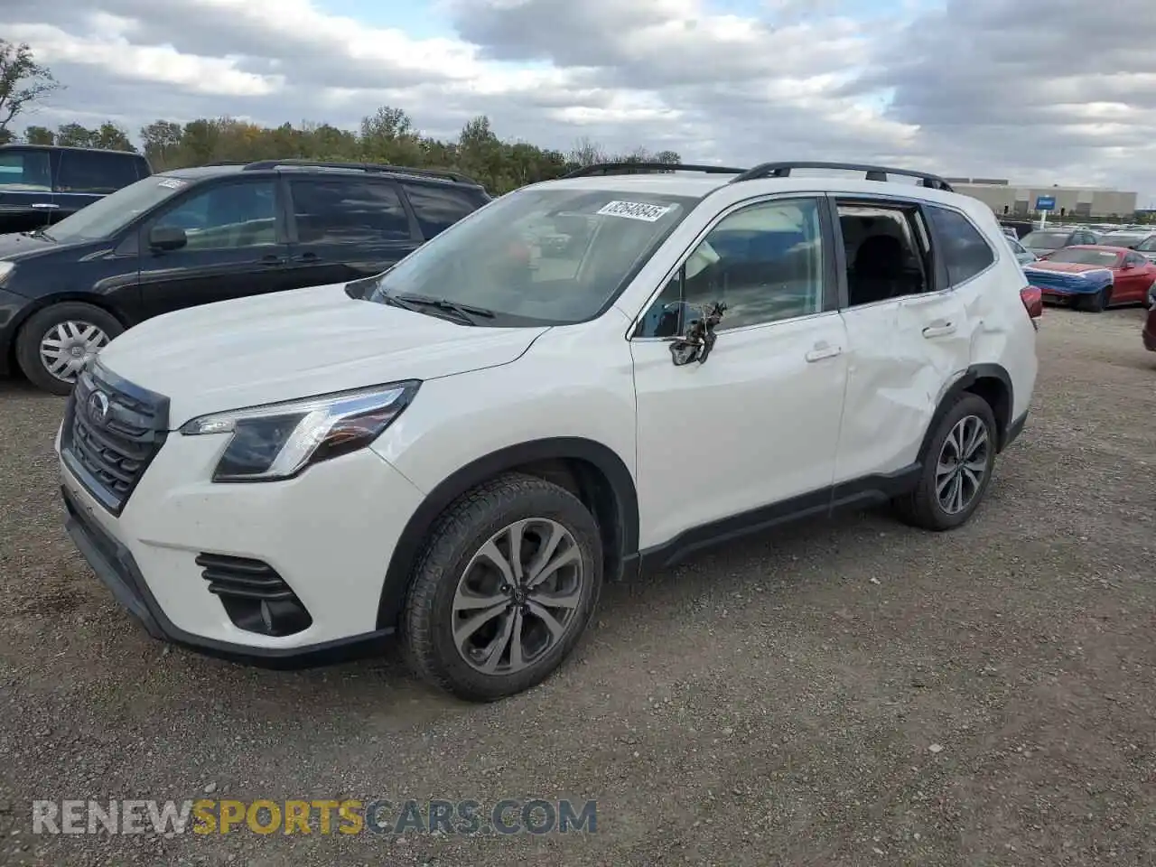 1 Photograph of a damaged car JF2SKAPC4NH434294 SUBARU FORESTER 2022
