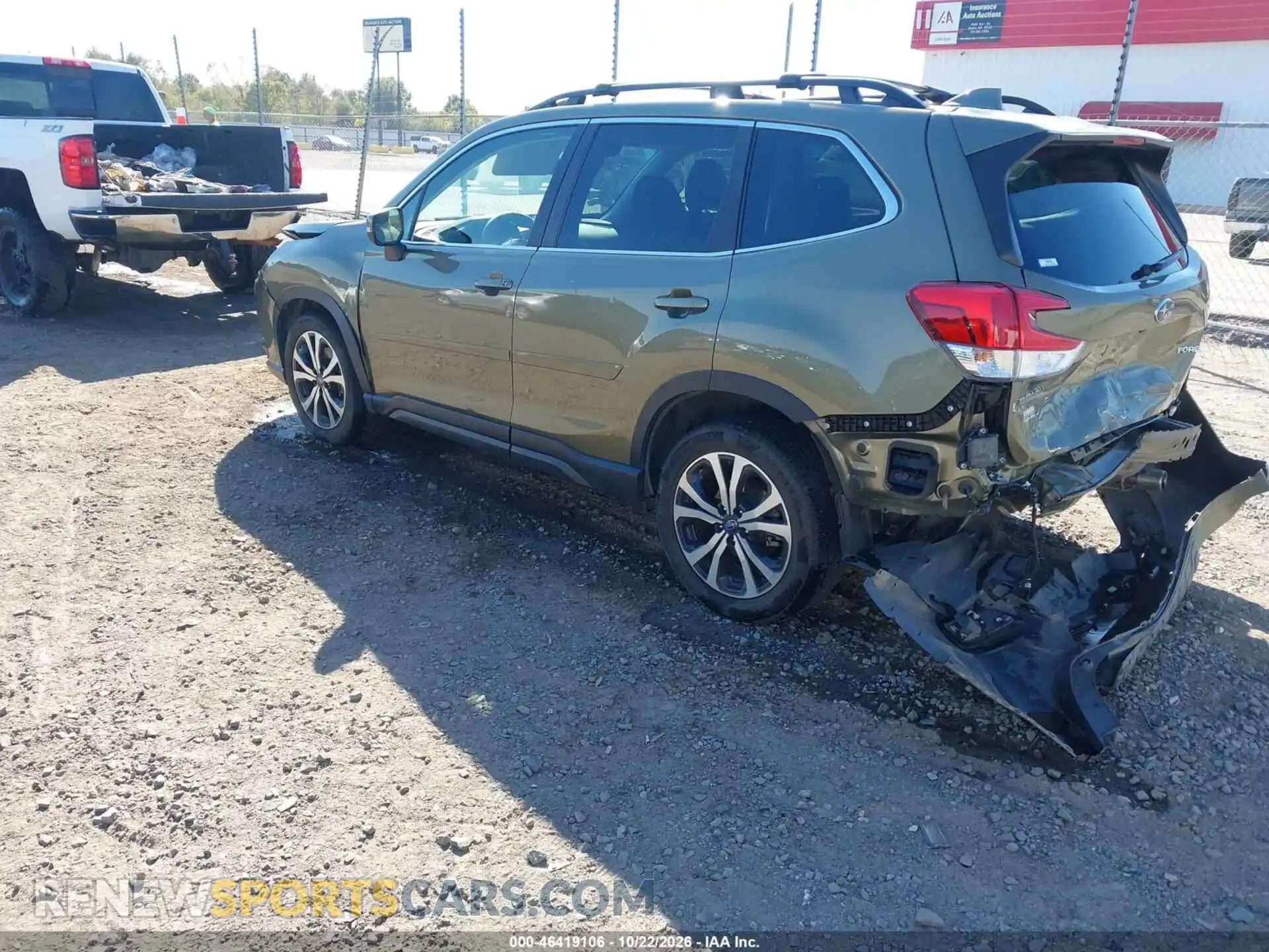 3 fotografías del automóvil dañado JF2SKAPC4NH473631 SUBARU FORESTER 2022