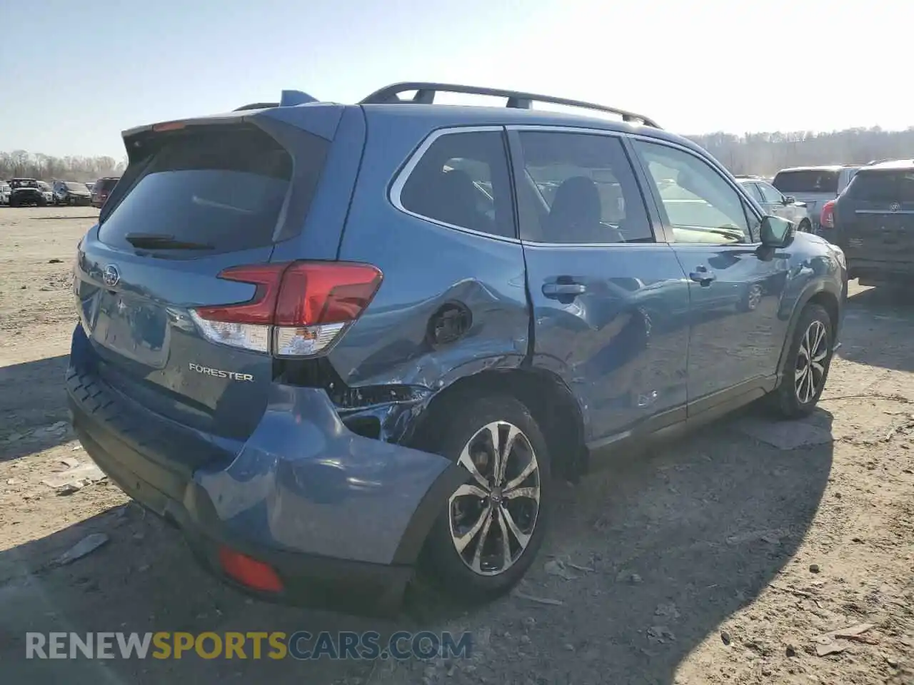 3 fotografías del automóvil dañado JF2SKAPC5NH461200 SUBARU FORESTER 2022