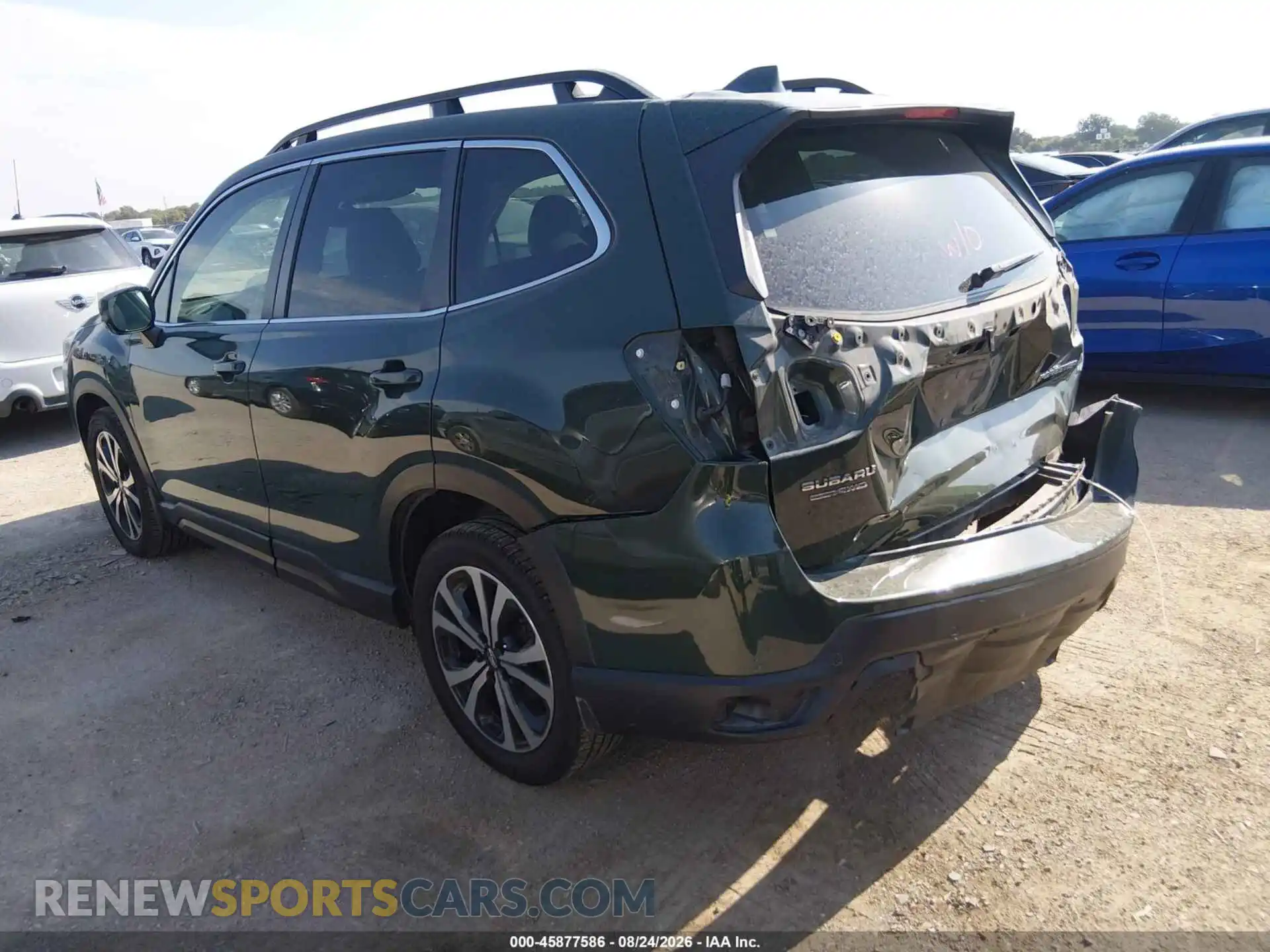 3 Photograph of a damaged car JF2SKAPC5NH521816 SUBARU FORESTER 2022