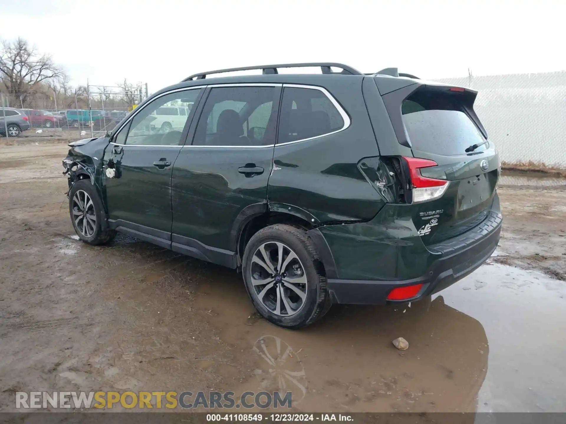 3 fotografías del automóvil dañado JF2SKAPC6NH505642 SUBARU FORESTER 2022