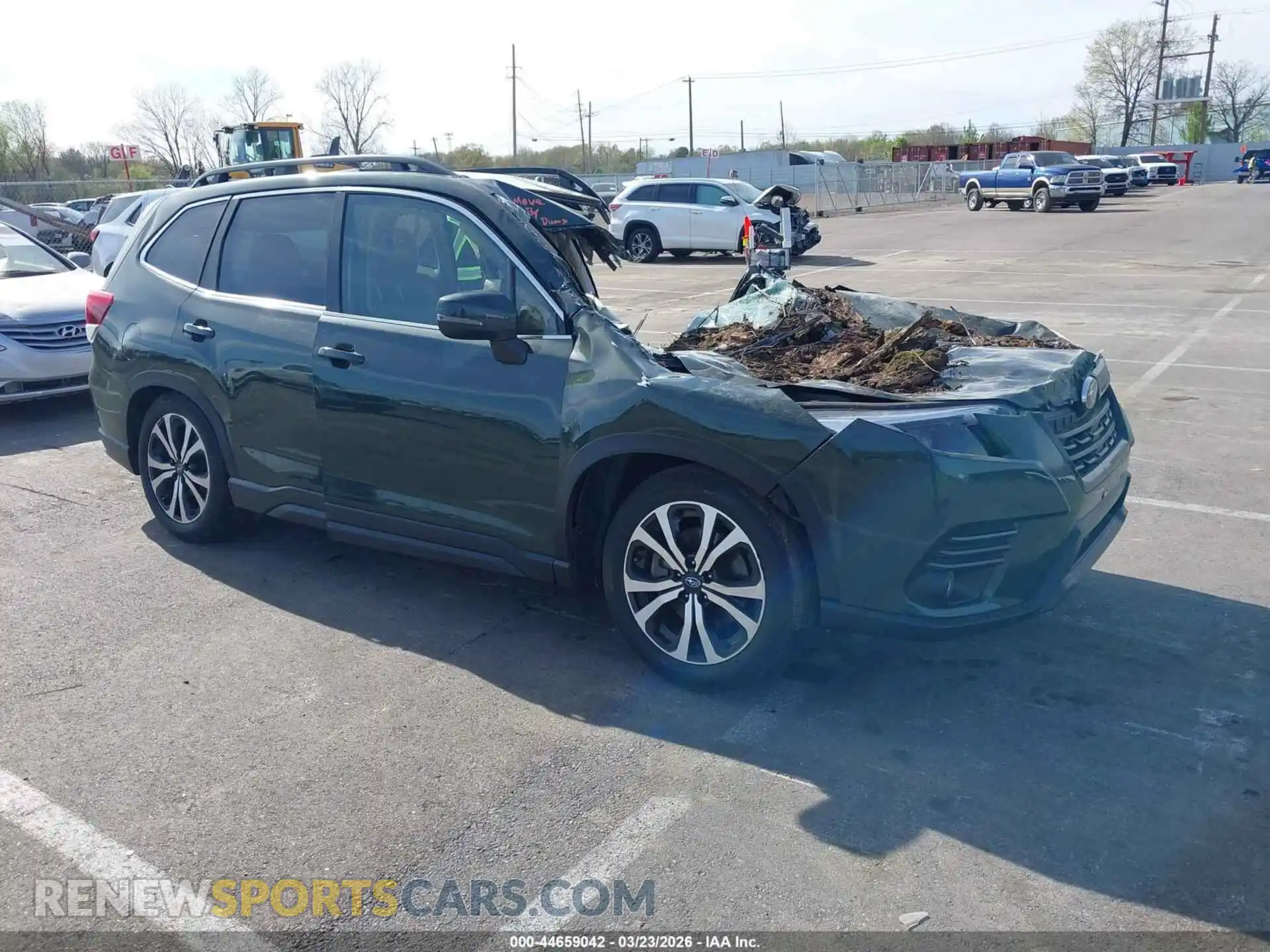 1 Photograph of a damaged car JF2SKAPC6NH523512 SUBARU FORESTER 2022
