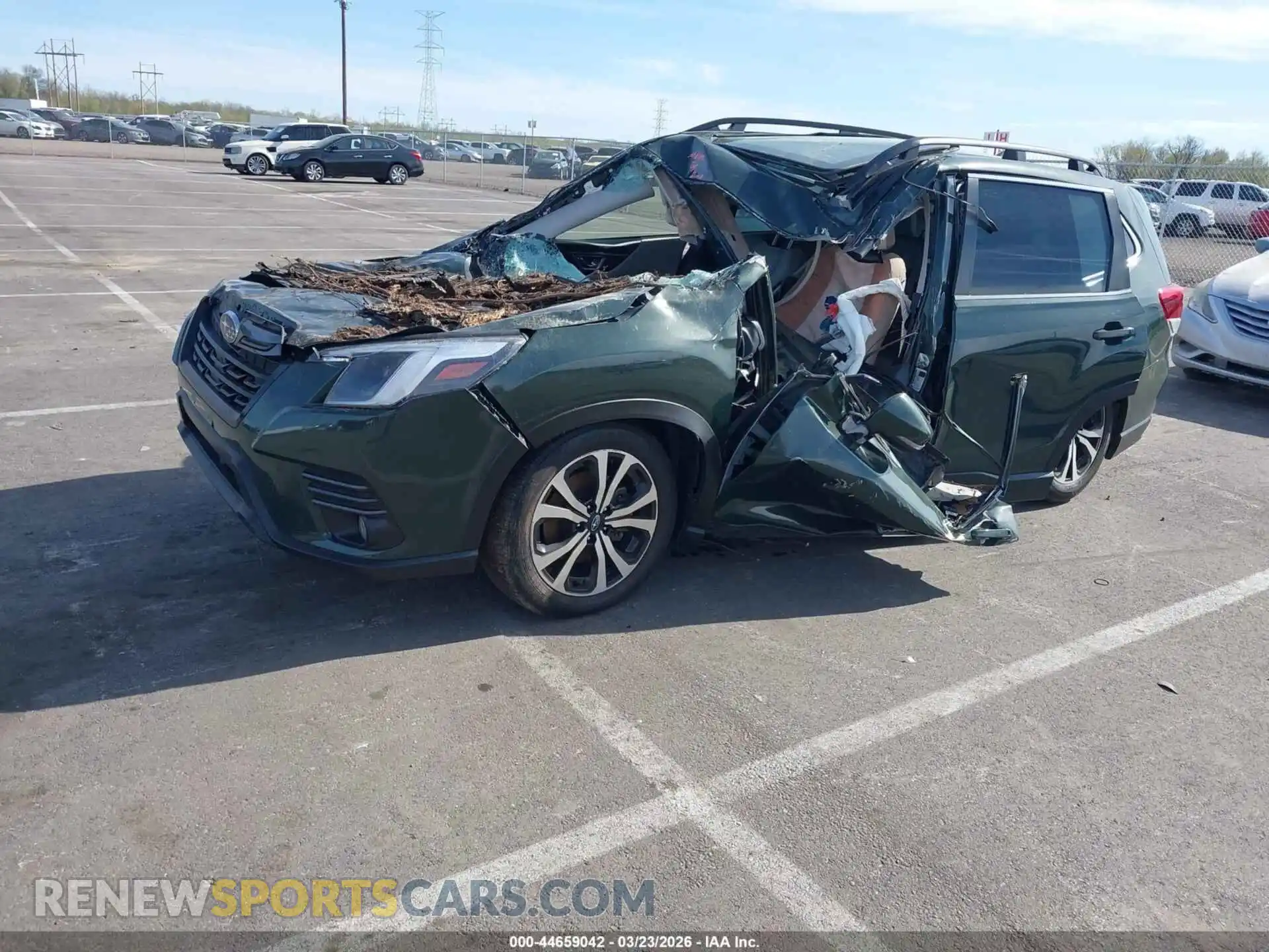 2 Photograph of a damaged car JF2SKAPC6NH523512 SUBARU FORESTER 2022