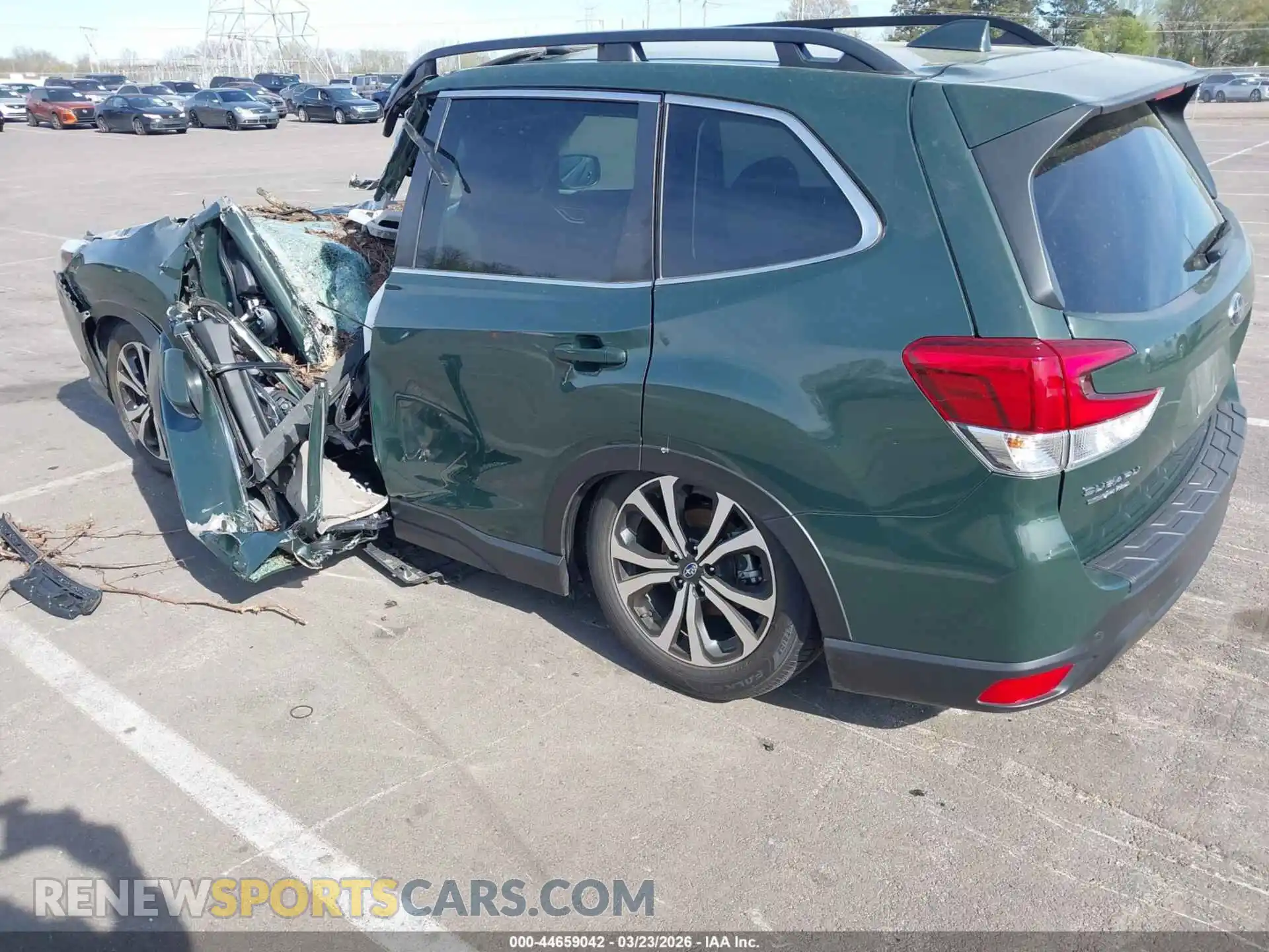 3 Photograph of a damaged car JF2SKAPC6NH523512 SUBARU FORESTER 2022
