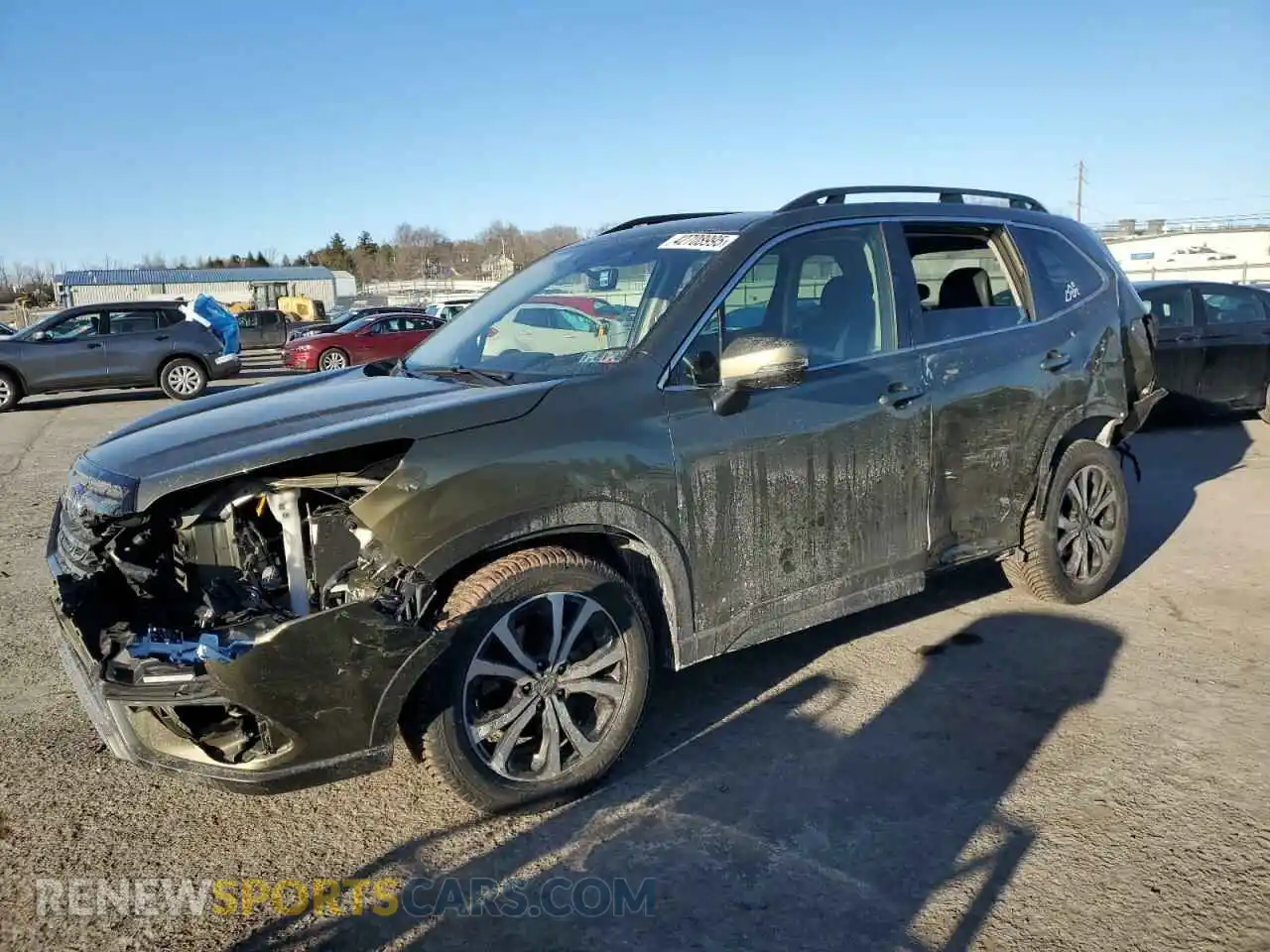1 Photograph of a damaged car JF2SKAPC7NH472134 SUBARU FORESTER 2022