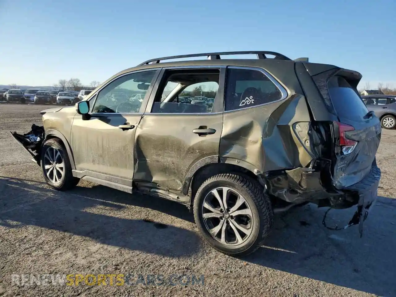 2 Photograph of a damaged car JF2SKAPC7NH472134 SUBARU FORESTER 2022