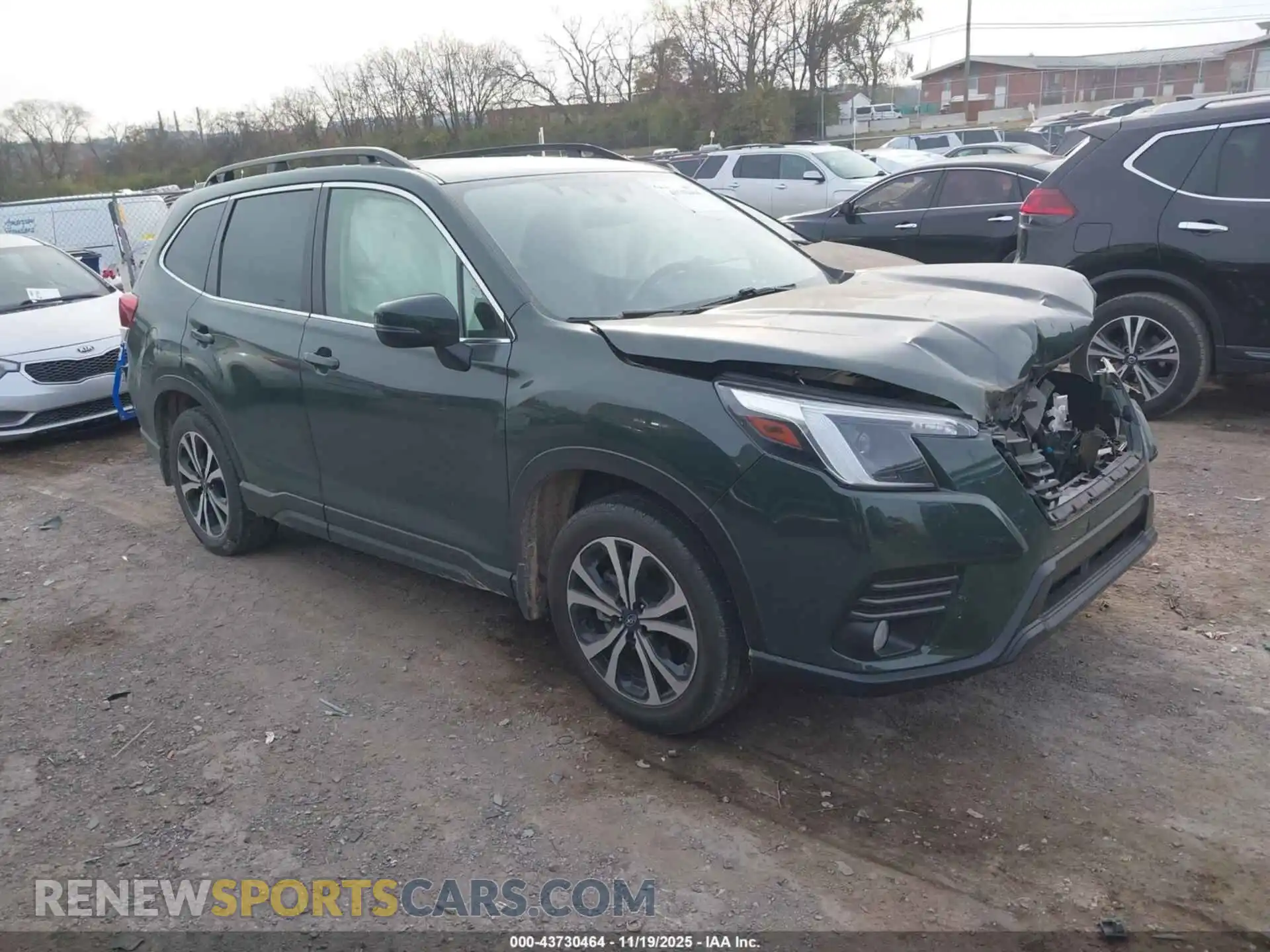 1 Photograph of a damaged car JF2SKAPC7NH502832 SUBARU FORESTER 2022