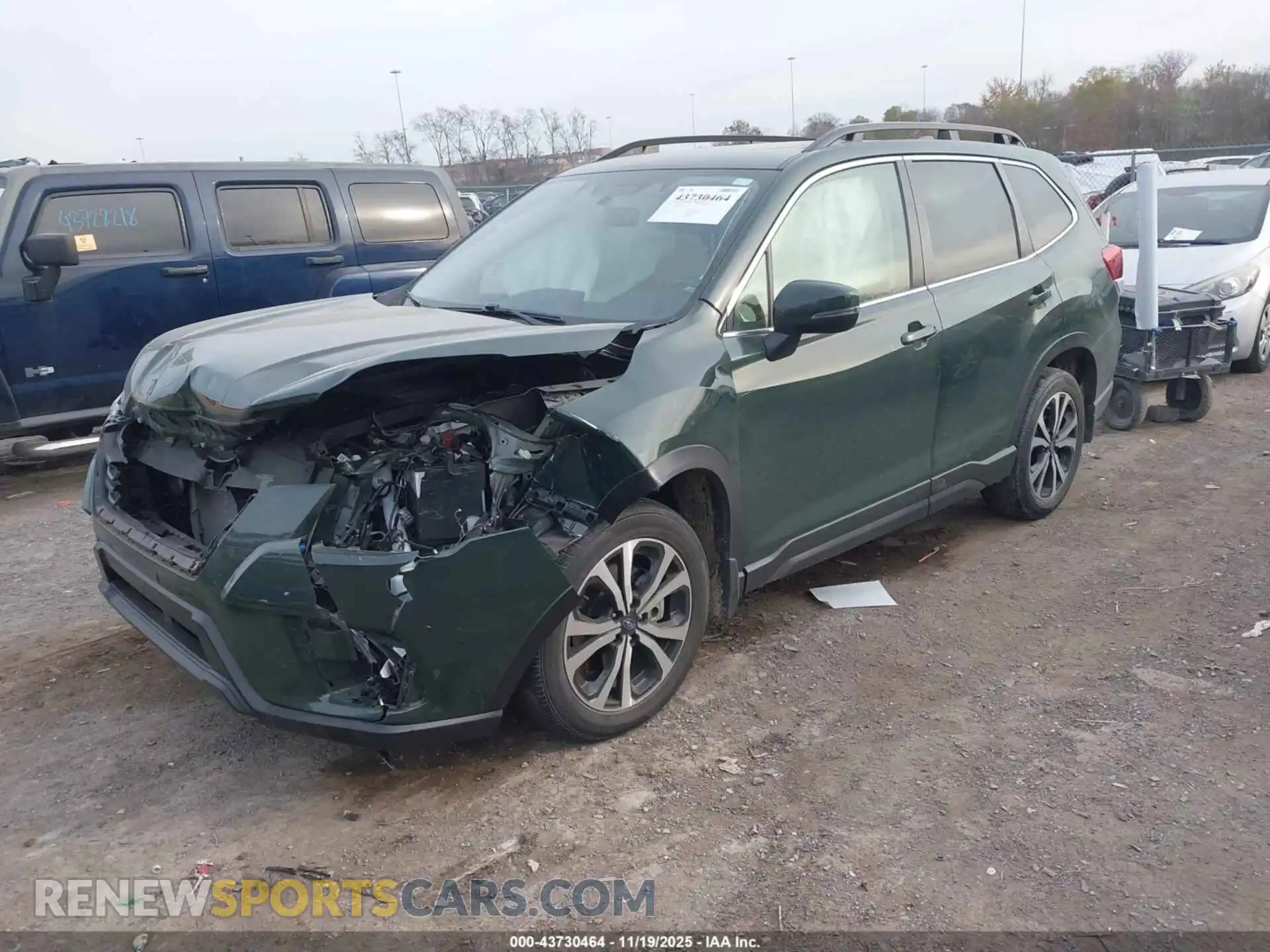 2 Photograph of a damaged car JF2SKAPC7NH502832 SUBARU FORESTER 2022