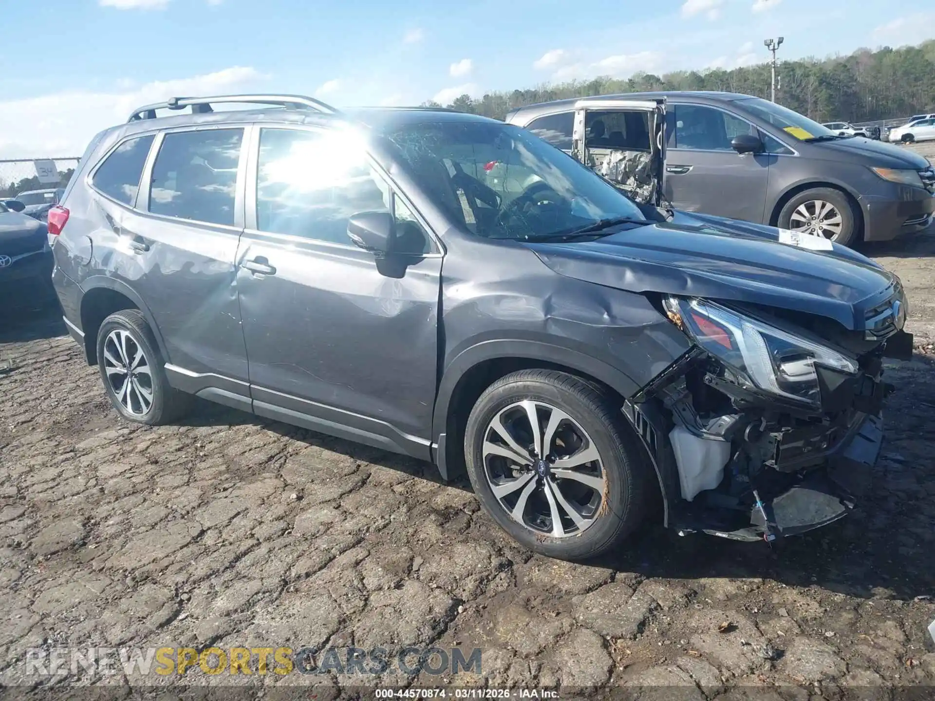 1 Photograph of a damaged car JF2SKAPC8NH409530 SUBARU FORESTER 2022