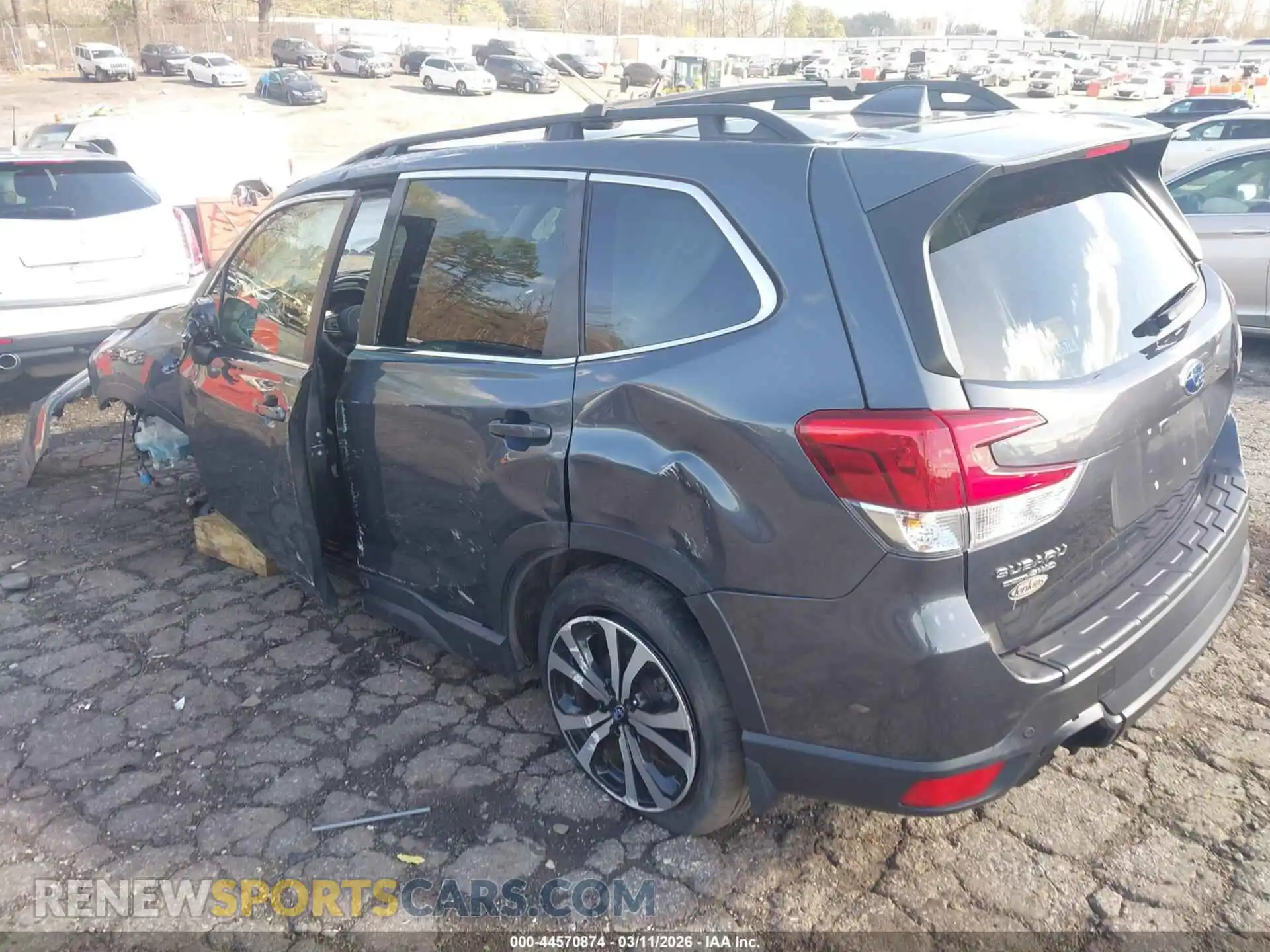 3 Photograph of a damaged car JF2SKAPC8NH409530 SUBARU FORESTER 2022