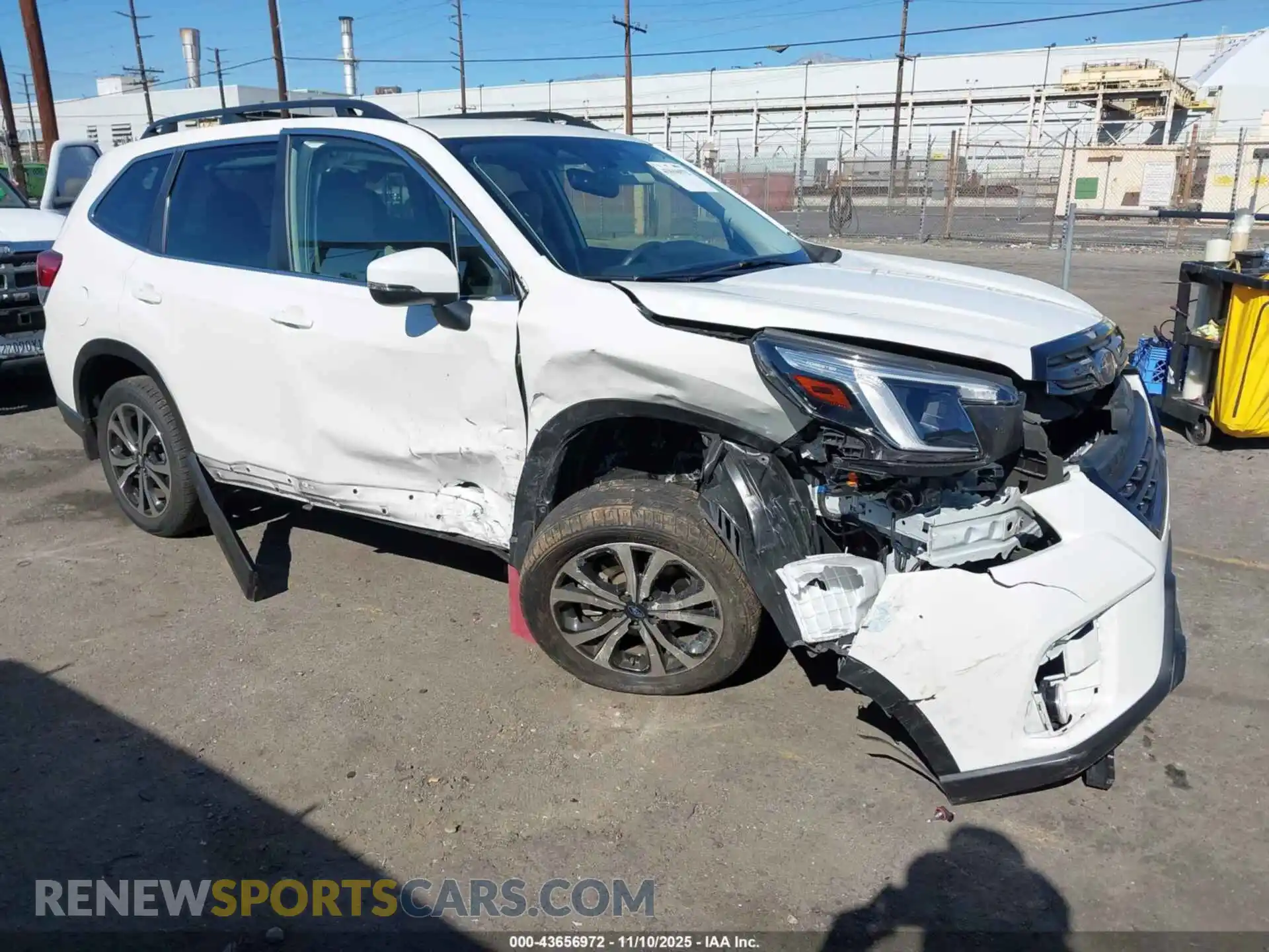 1 Photograph of a damaged car JF2SKAPC8NH507392 SUBARU FORESTER 2022