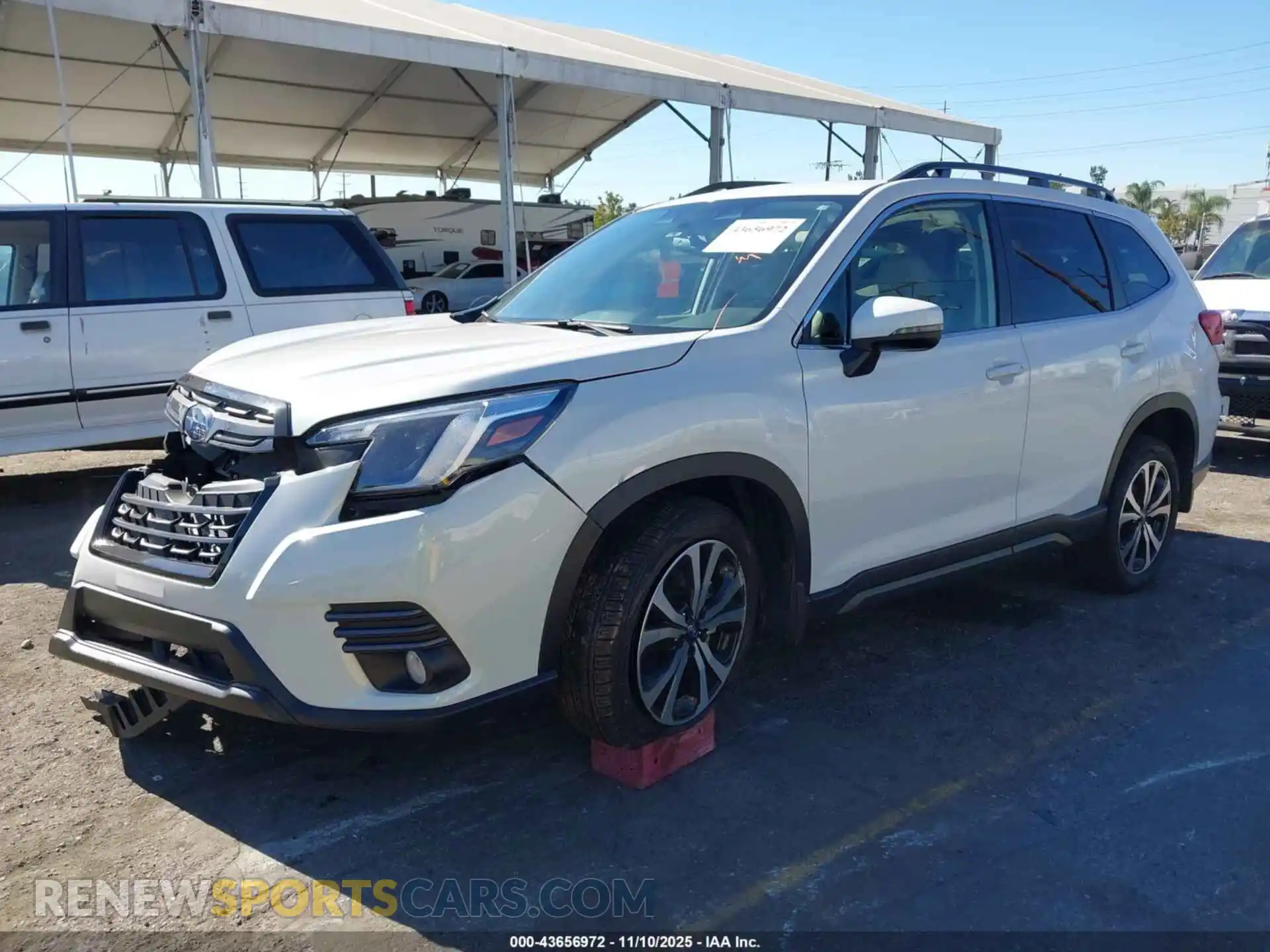2 Photograph of a damaged car JF2SKAPC8NH507392 SUBARU FORESTER 2022