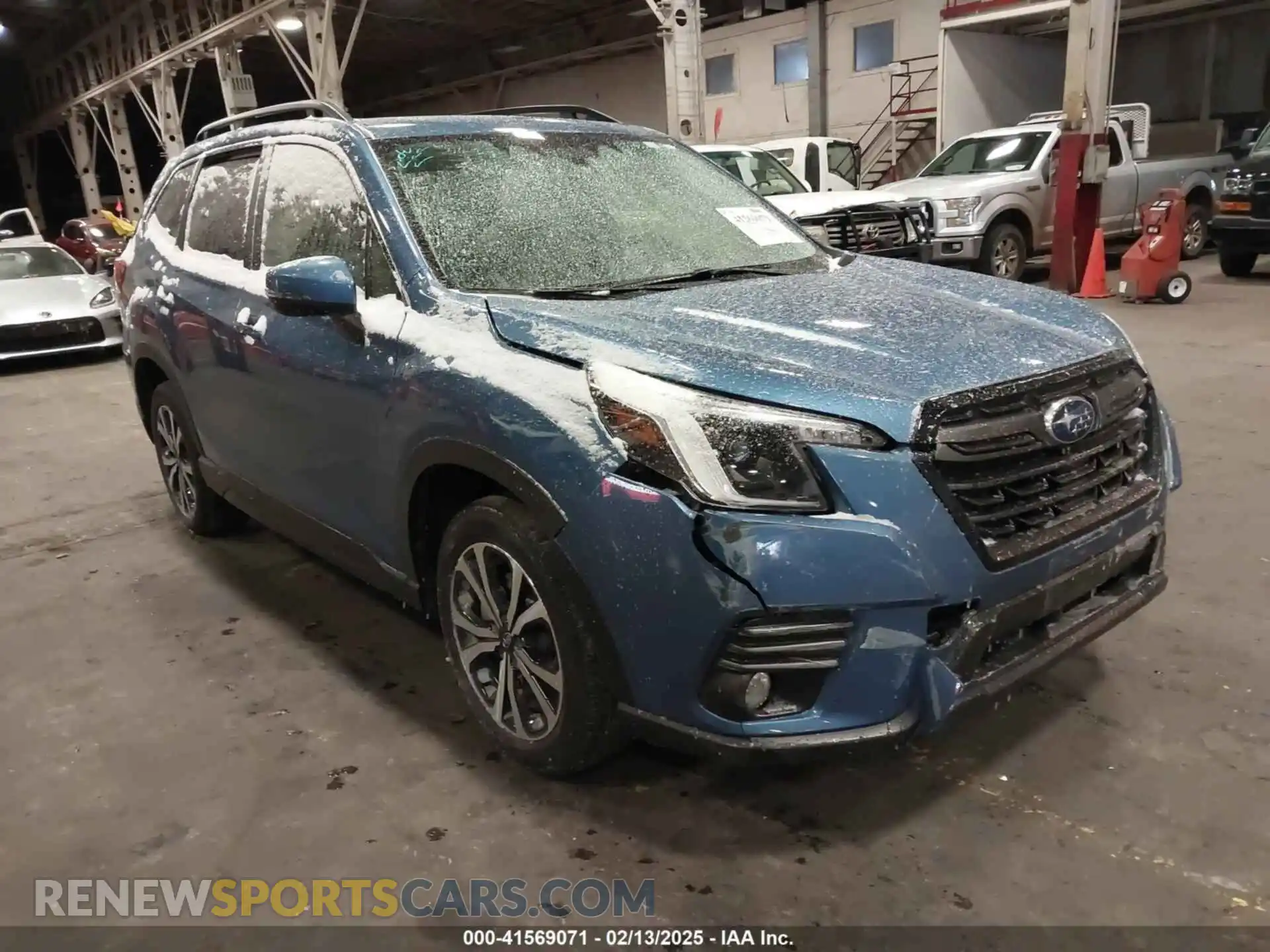 1 Photograph of a damaged car JF2SKAPC8NH521969 SUBARU FORESTER 2022