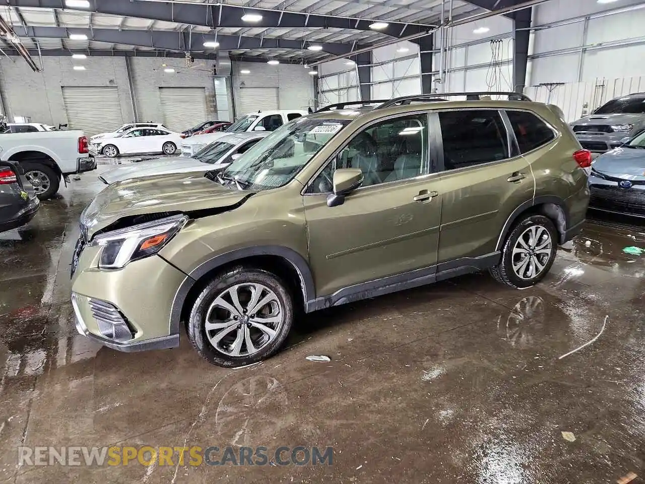 1 Photograph of a damaged car JF2SKAPC9NH406572 SUBARU FORESTER 2022