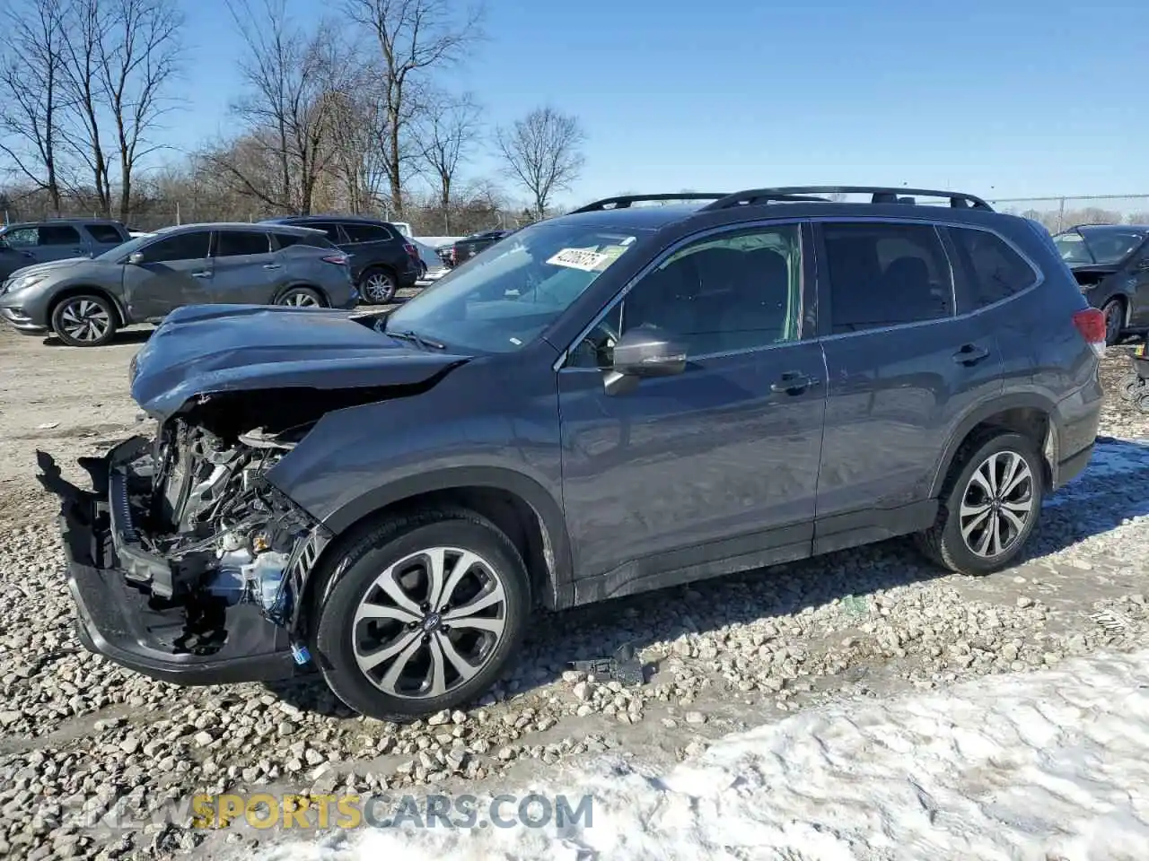 1 Photograph of a damaged car JF2SKAPC9NH416597 SUBARU FORESTER 2022