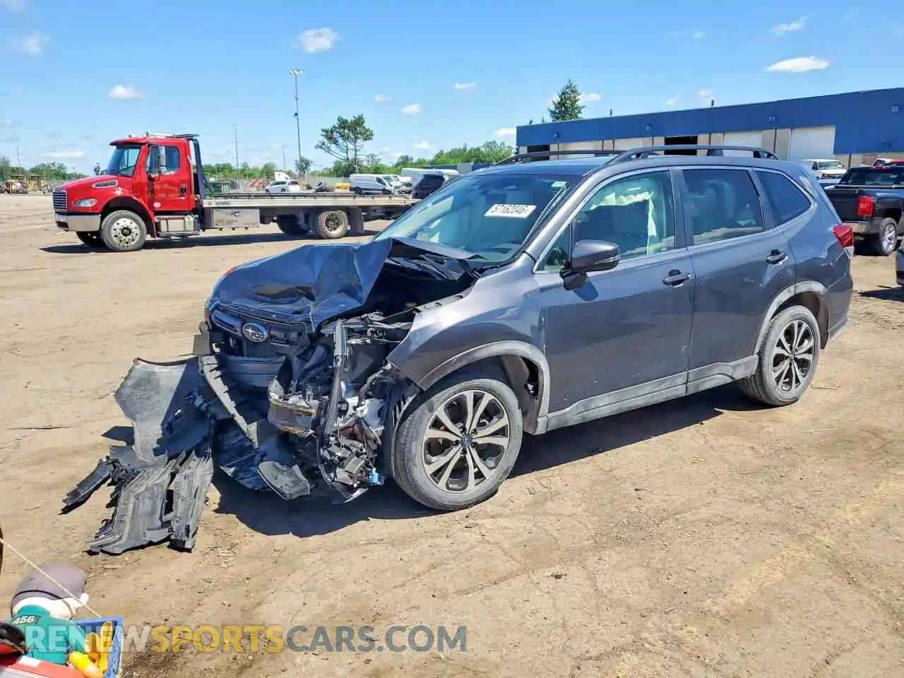 1 fotografías del automóvil dañado JF2SKAPCXNH443341 SUBARU FORESTER 2022