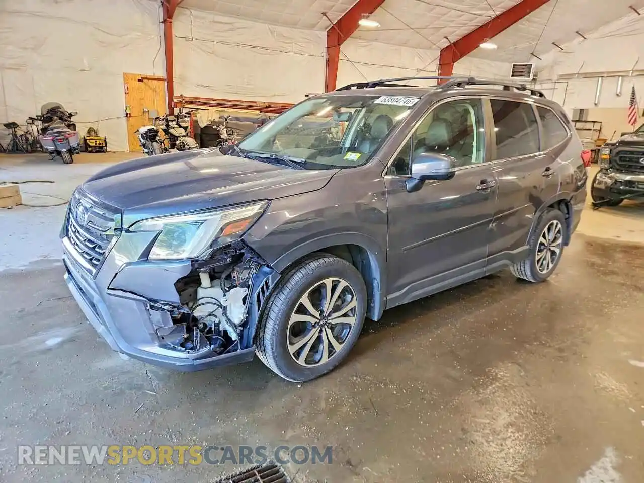 1 Photograph of a damaged car JF2SKAPCXNH462939 SUBARU FORESTER 2022