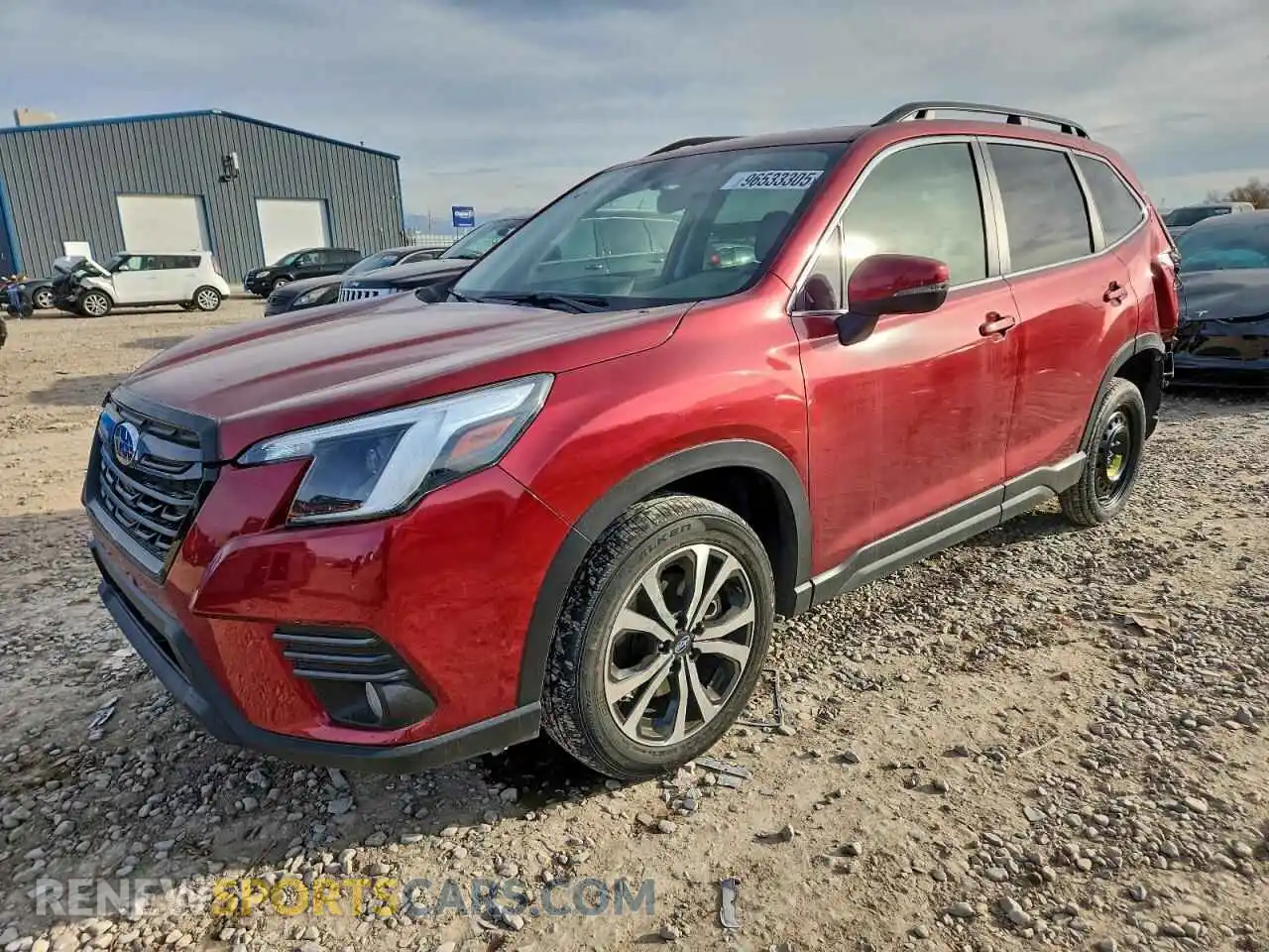 1 Photograph of a damaged car JF2SKAPCXNH466148 SUBARU FORESTER 2022