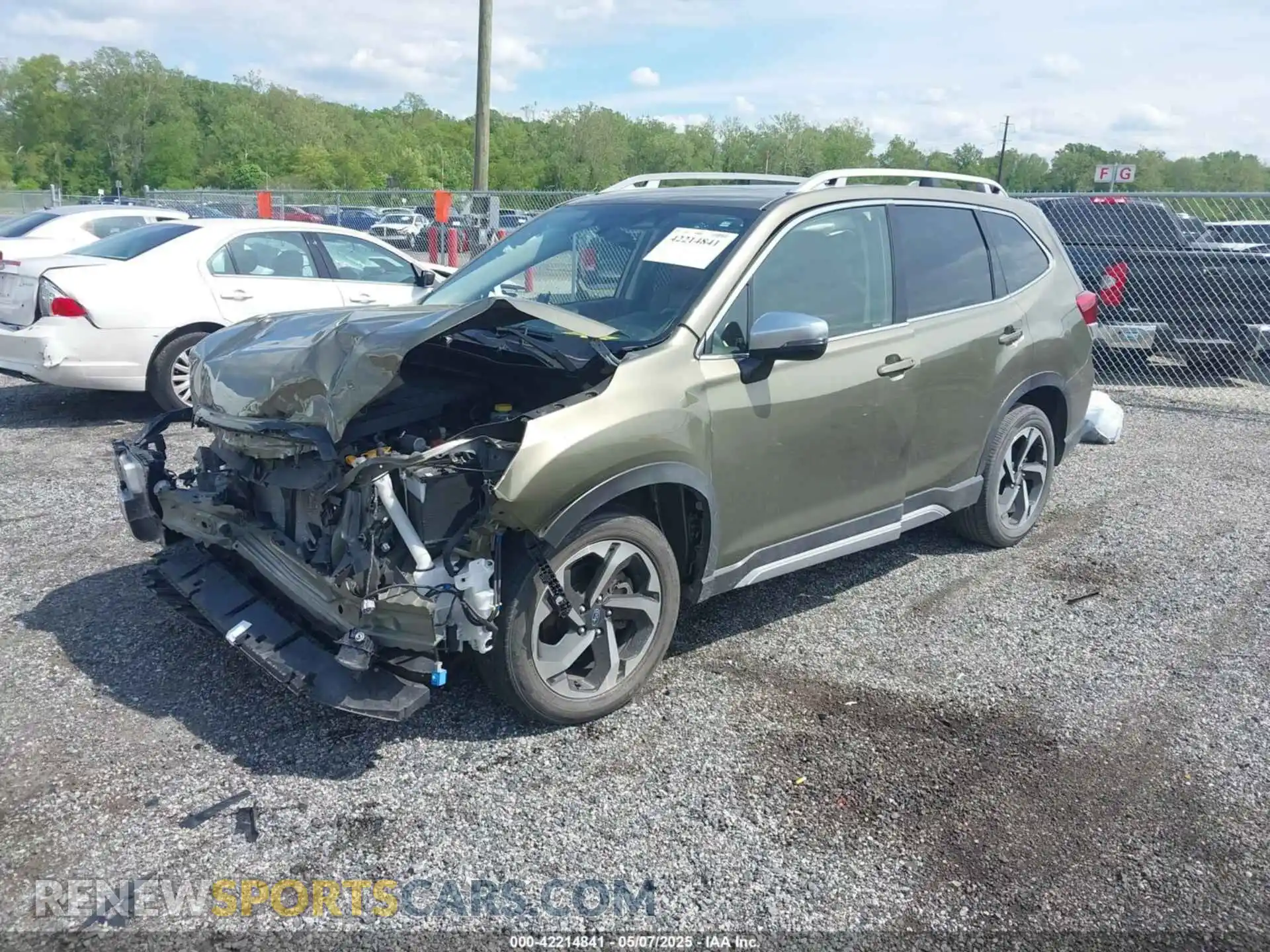 2 Photograph of a damaged car JF2SKARC0NH495770 SUBARU FORESTER 2022