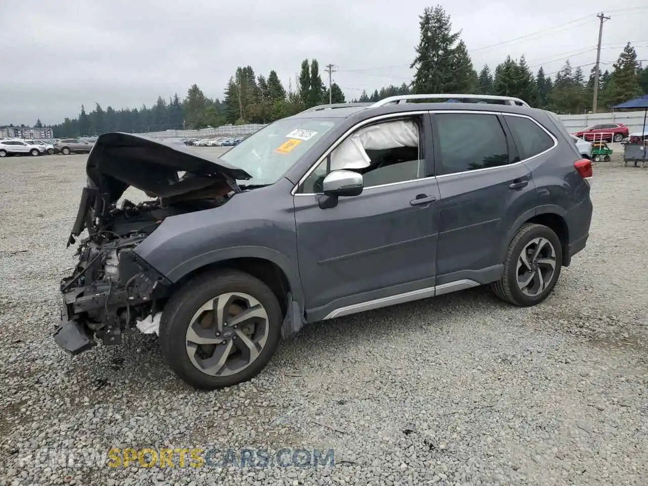 1 Photograph of a damaged car JF2SKARC0NH529366 SUBARU FORESTER 2022
