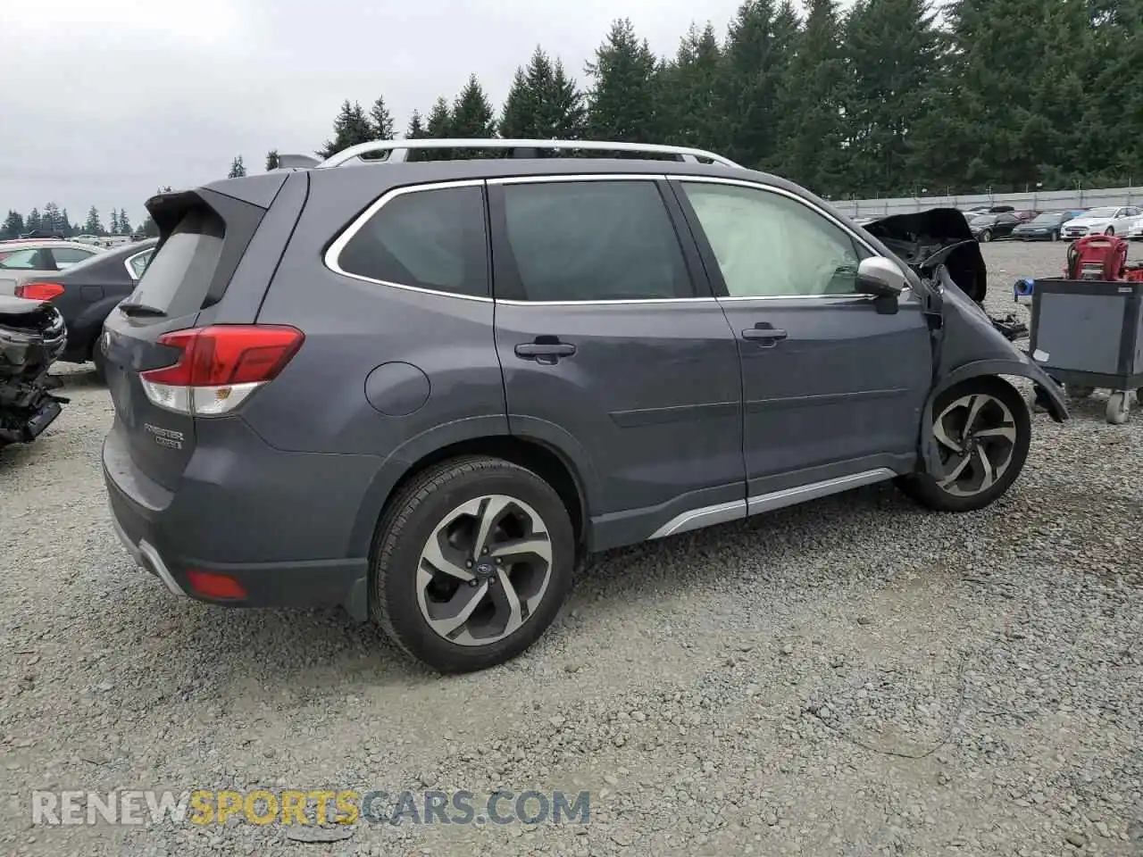 3 Photograph of a damaged car JF2SKARC0NH529366 SUBARU FORESTER 2022
