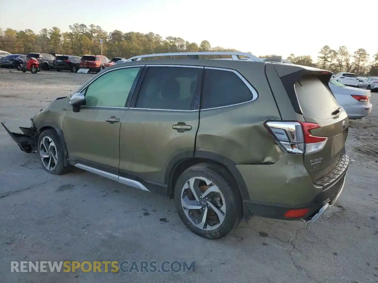 2 Photograph of a damaged car JF2SKARC1NH446254 SUBARU FORESTER 2022