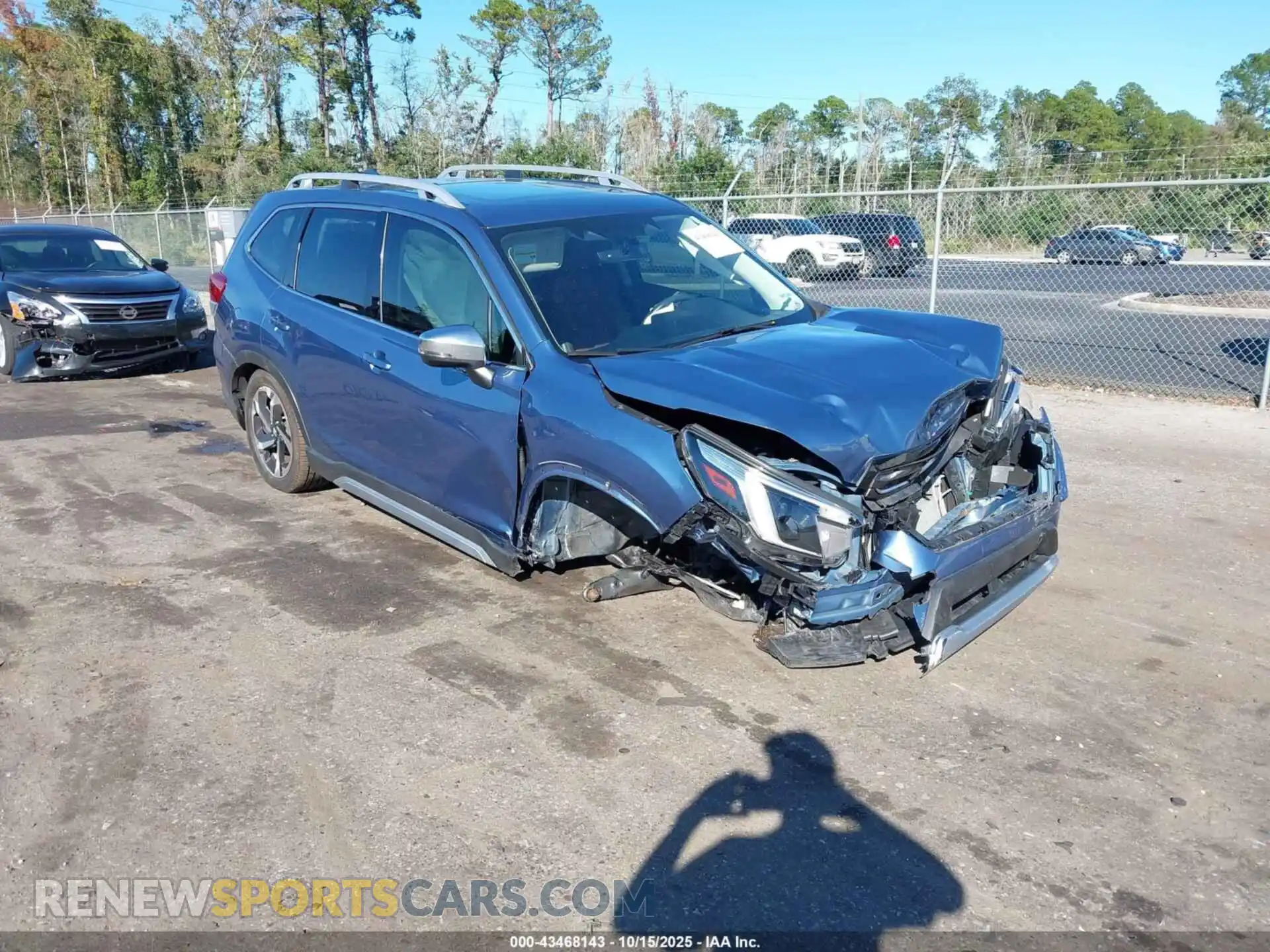 1 Photograph of a damaged car JF2SKARC3NH432677 SUBARU FORESTER 2022