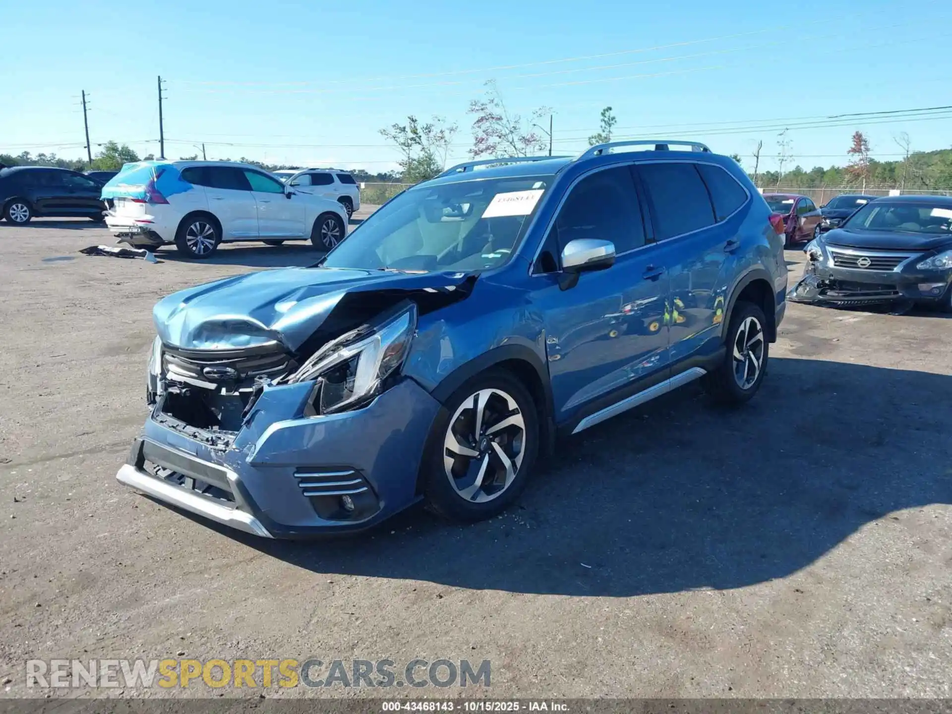 2 Photograph of a damaged car JF2SKARC3NH432677 SUBARU FORESTER 2022