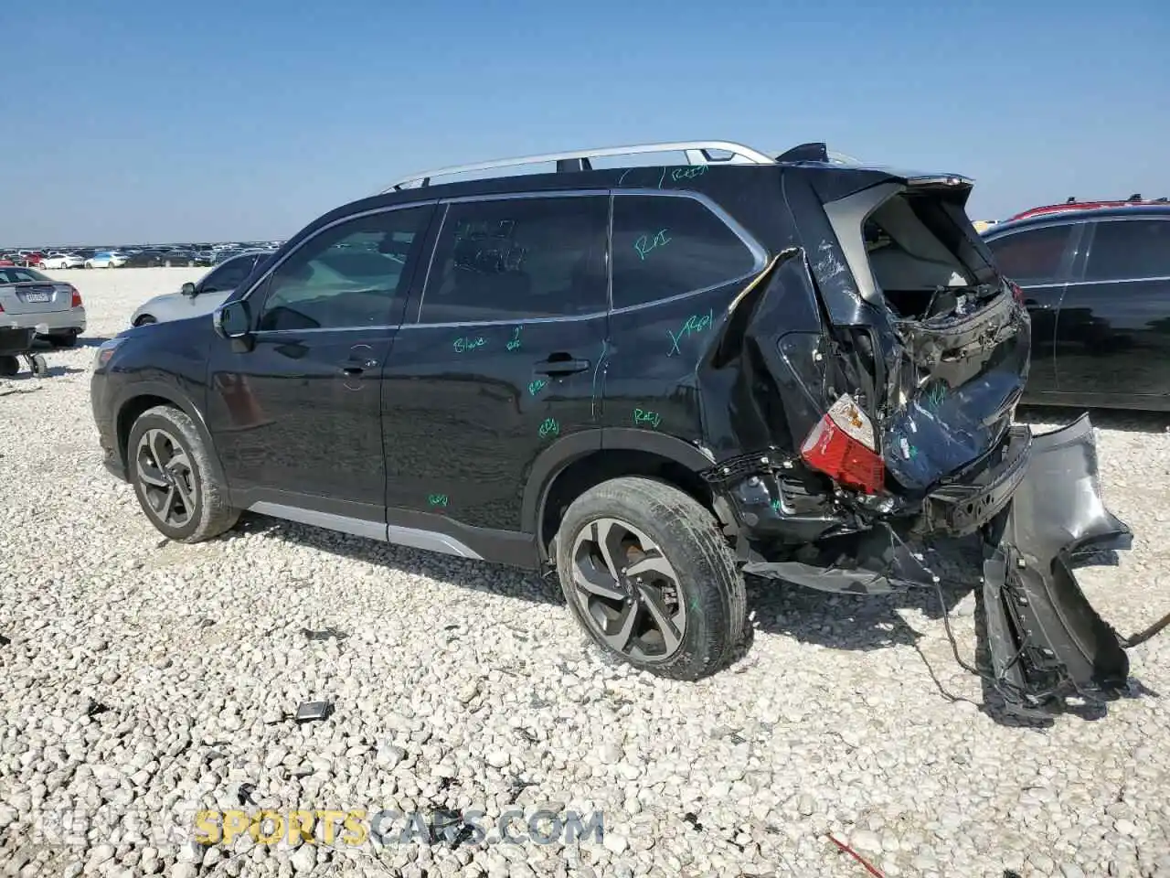 2 Photograph of a damaged car JF2SKARC4NH502400 SUBARU FORESTER 2022