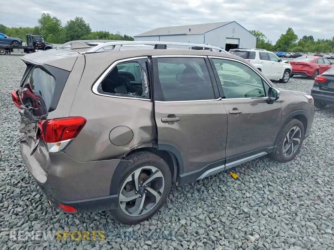 3 Фотография поврежденного автомобиля JF2SKARC8NH405913 SUBARU FORESTER 2022