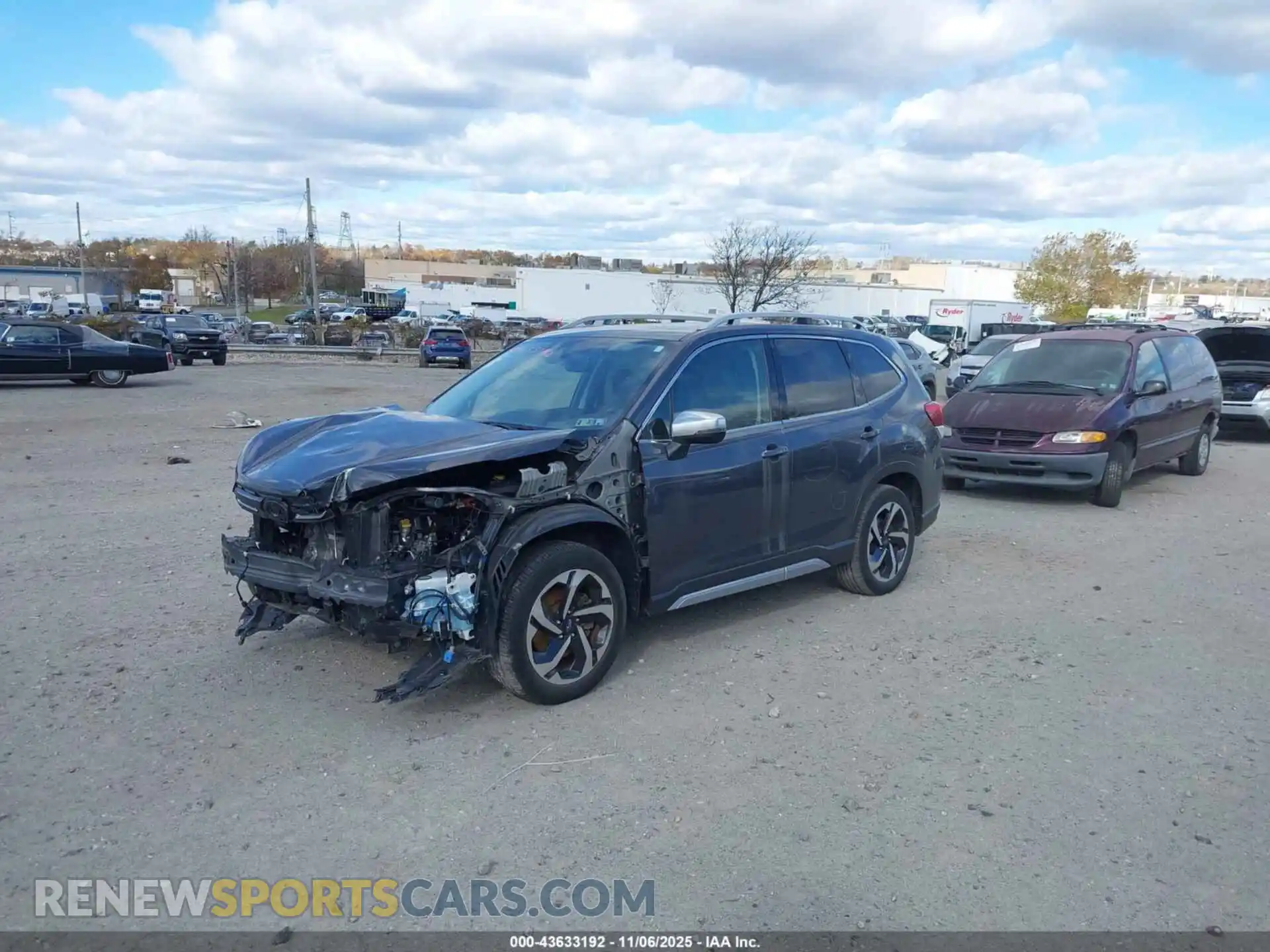2 Photograph of a damaged car JF2SKARC8NH480644 SUBARU FORESTER 2022