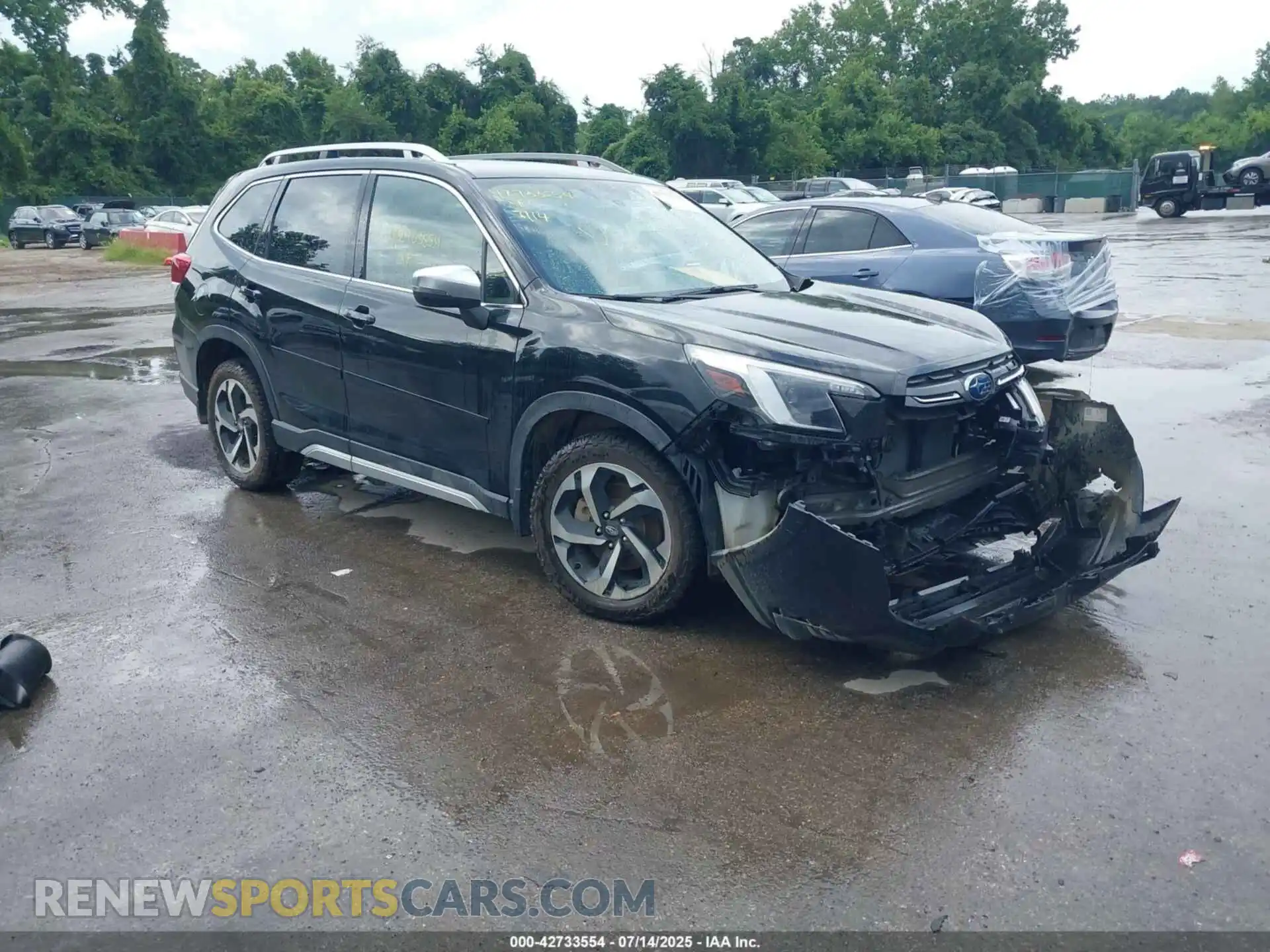 1 Фотография поврежденного автомобиля JF2SKARC8NH498948 SUBARU FORESTER 2022