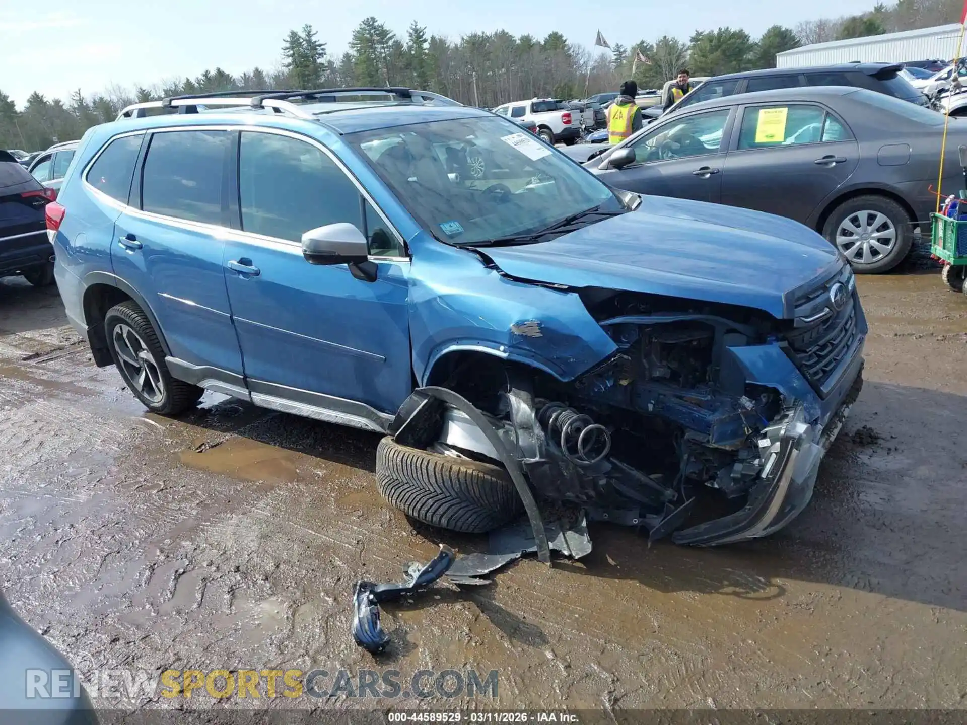 1 Photograph of a damaged car JF2SKARC9NH432330 SUBARU FORESTER 2022