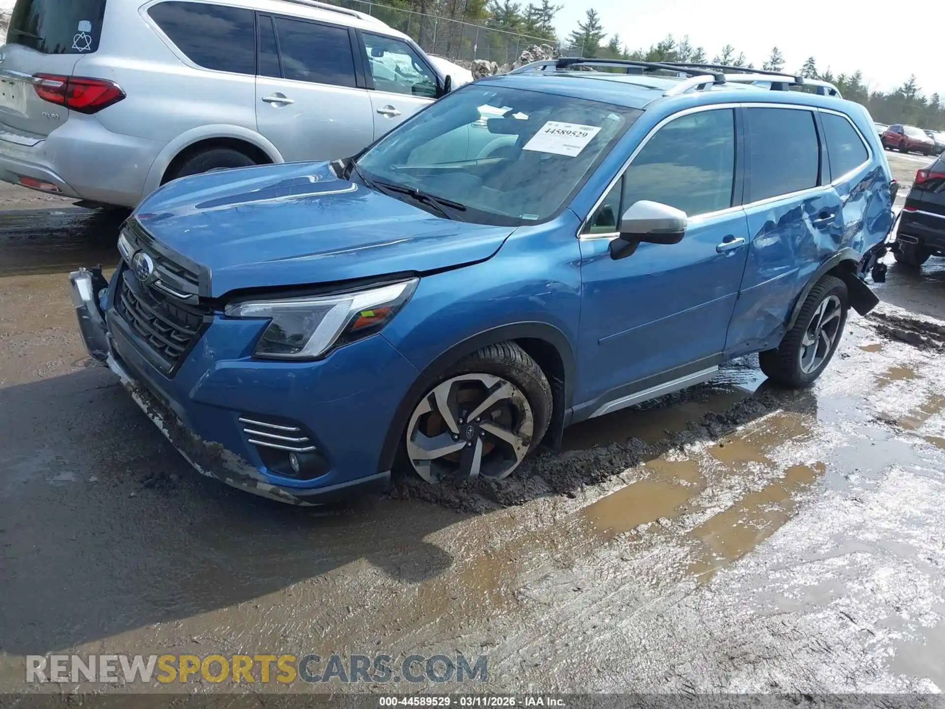 2 Photograph of a damaged car JF2SKARC9NH432330 SUBARU FORESTER 2022