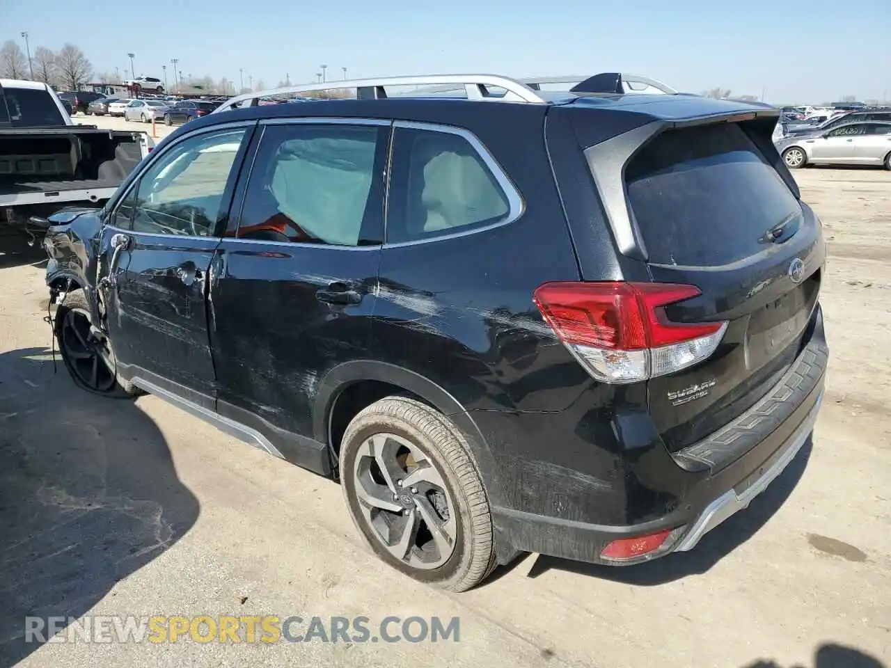 2 fotografías del automóvil dañado JF2SKARC9NH529897 SUBARU FORESTER 2022