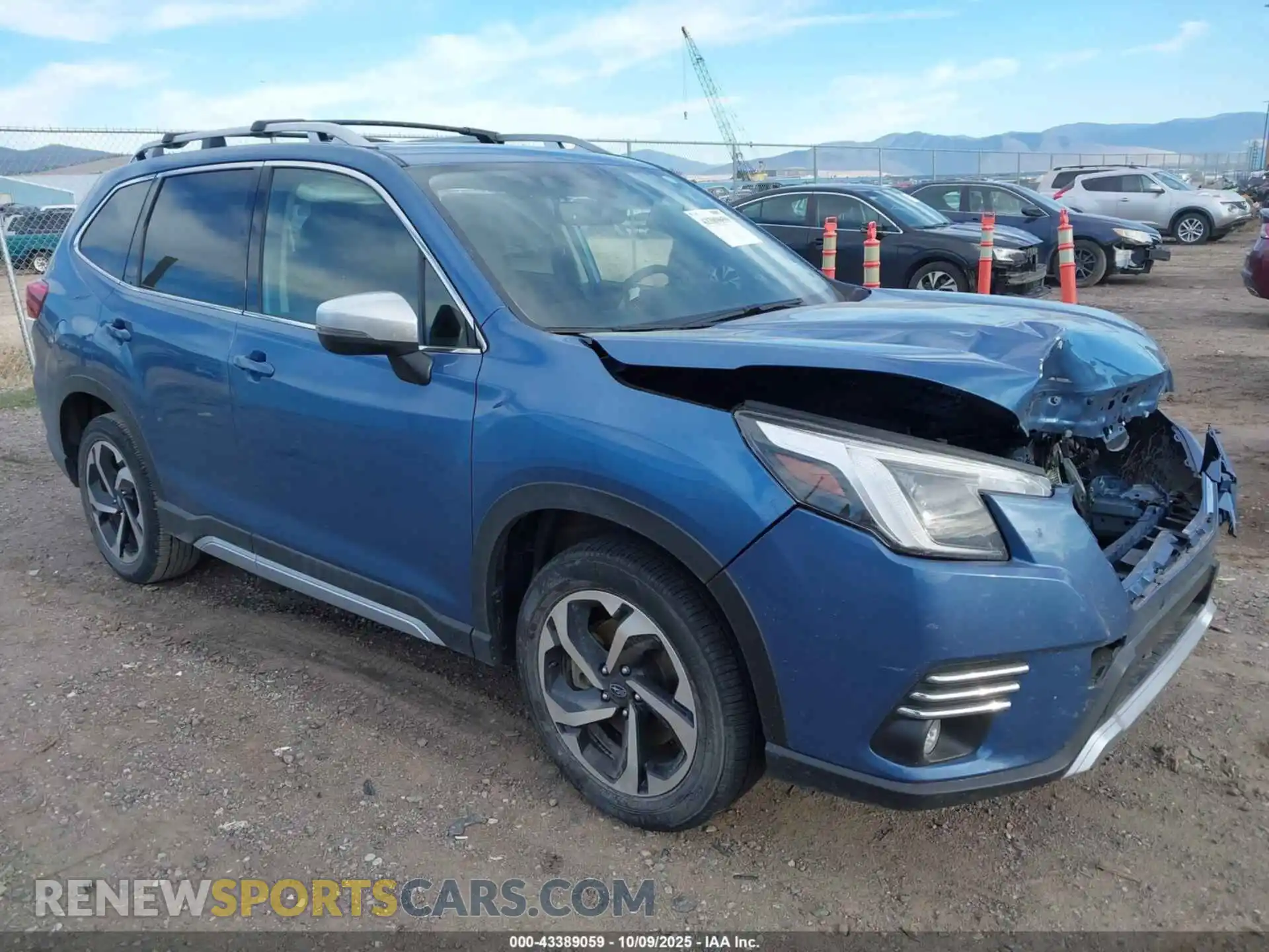 1 Photograph of a damaged car JF2SKARCXNH504720 SUBARU FORESTER 2022