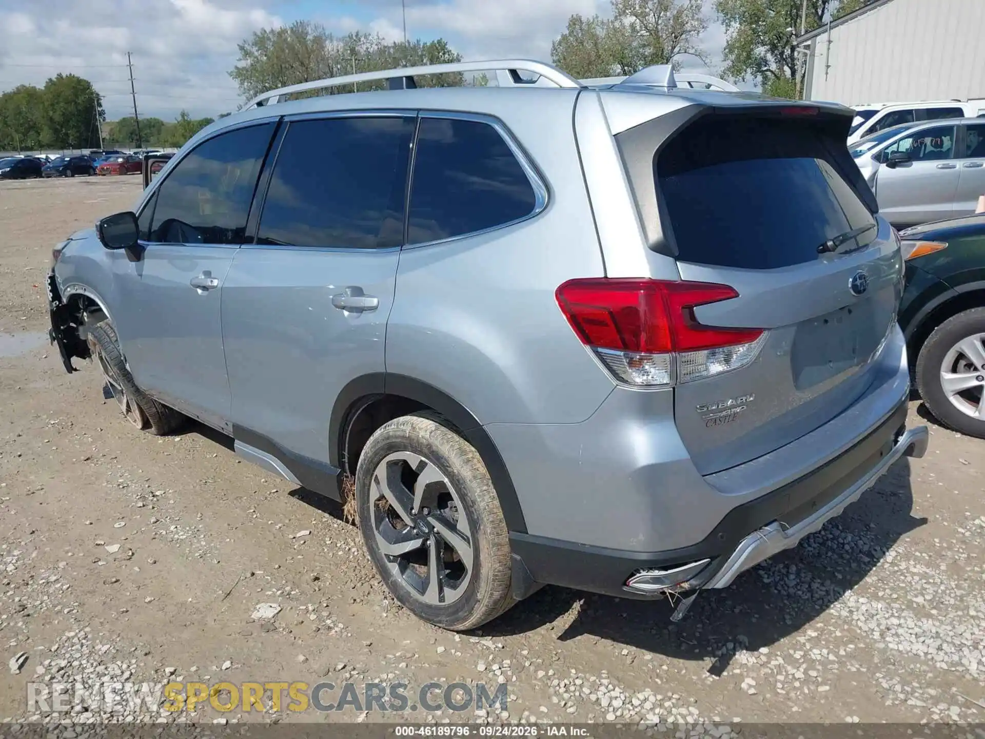 3 fotografías del automóvil dañado JF2SKARCXNH528046 SUBARU FORESTER 2022