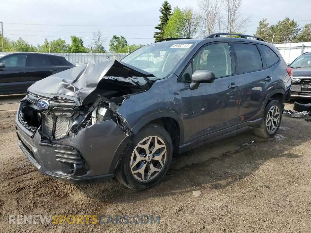 1 Photograph of a damaged car JF2SKEEC4NH478130 SUBARU FORESTER 2022