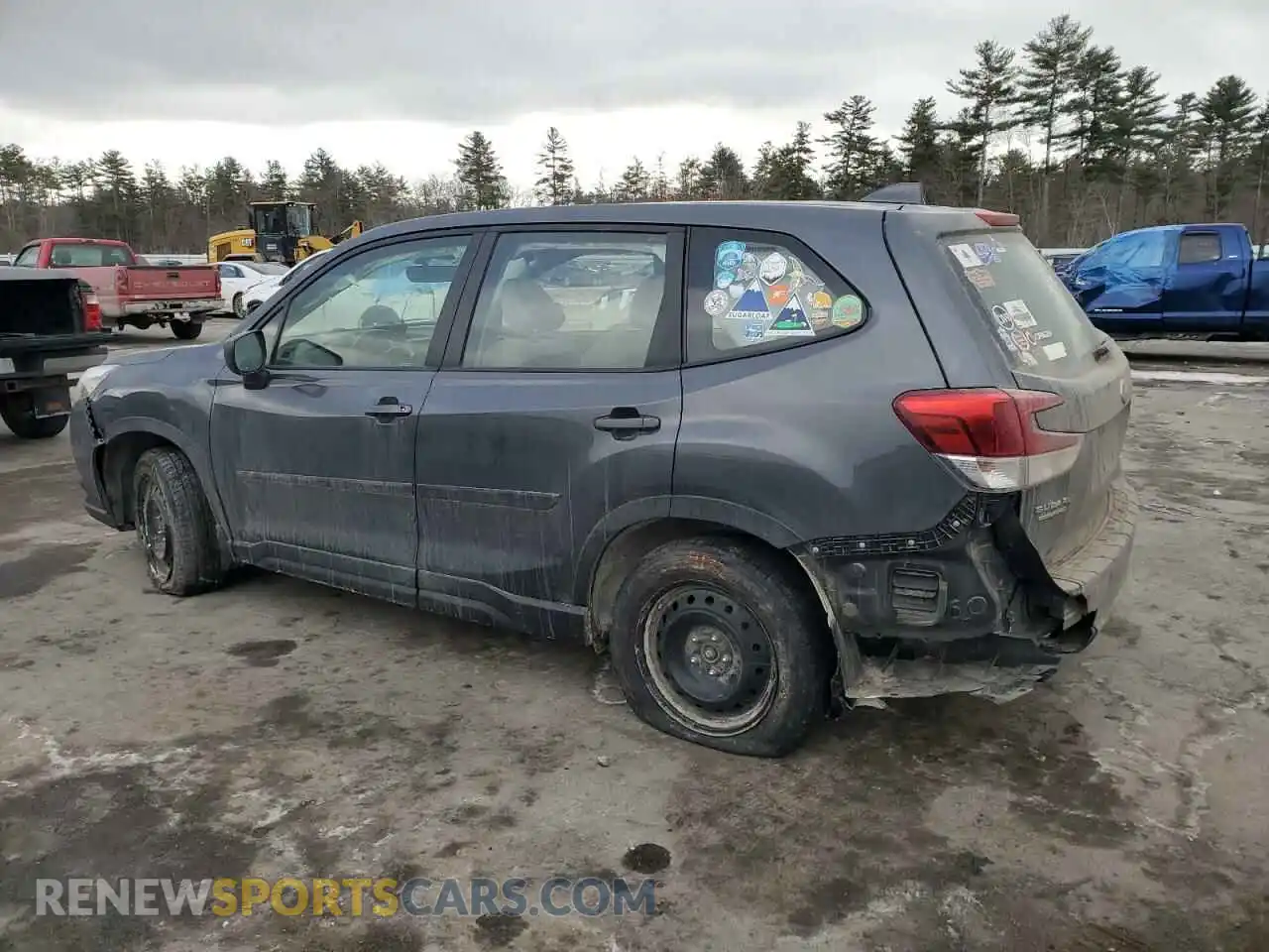 2 Фотография поврежденного автомобиля JF2SKAAC6PH445342 SUBARU FORESTER 2023