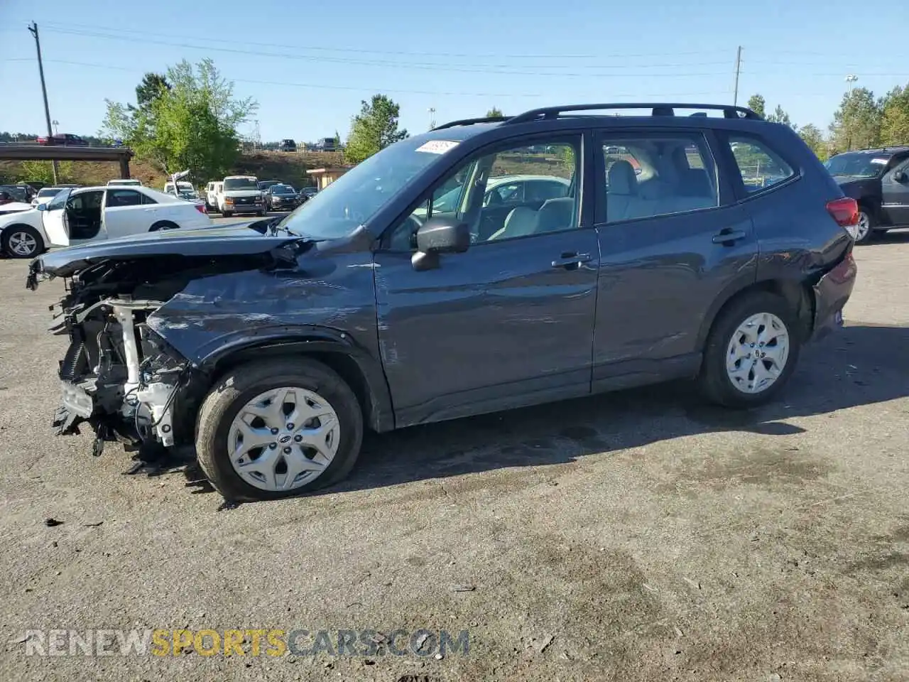 1 Photograph of a damaged car JF2SKACC2PH424632 SUBARU FORESTER 2023