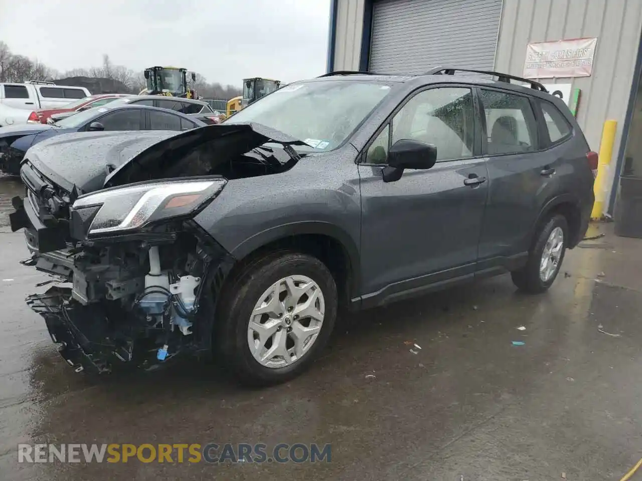 1 Photograph of a damaged car JF2SKACC6PH494621 SUBARU FORESTER 2023
