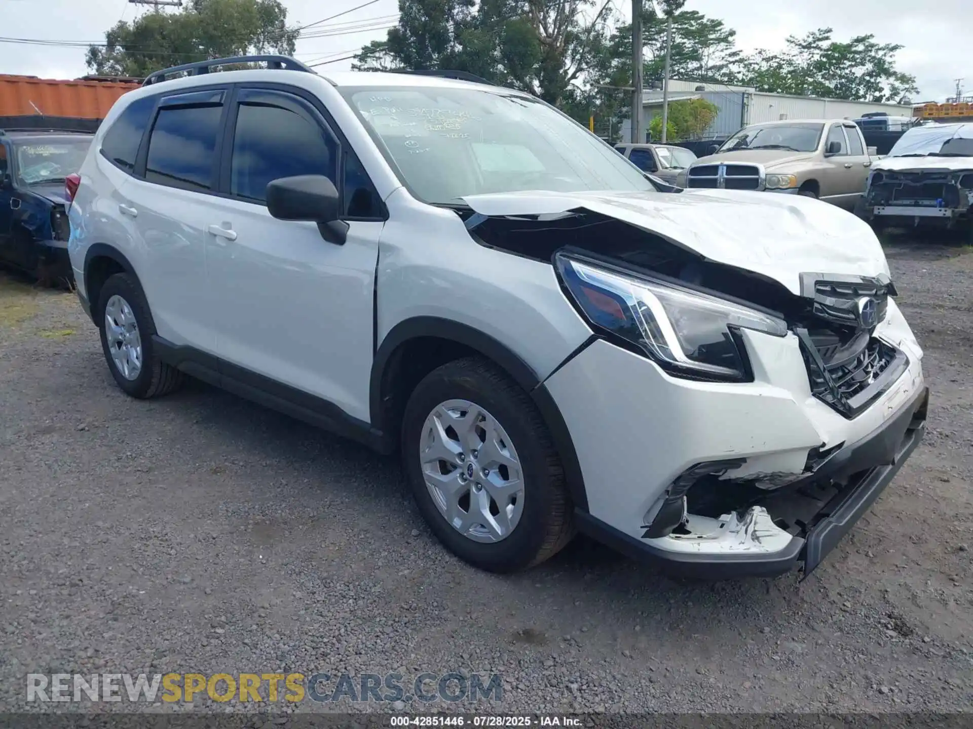 1 Photograph of a damaged car JF2SKACC7PH495583 SUBARU FORESTER 2023