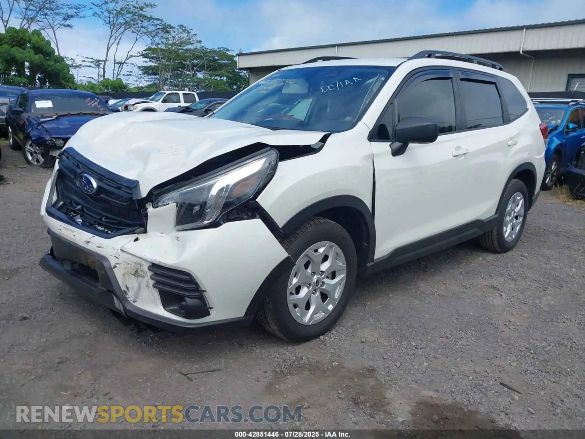 2 Photograph of a damaged car JF2SKACC7PH495583 SUBARU FORESTER 2023