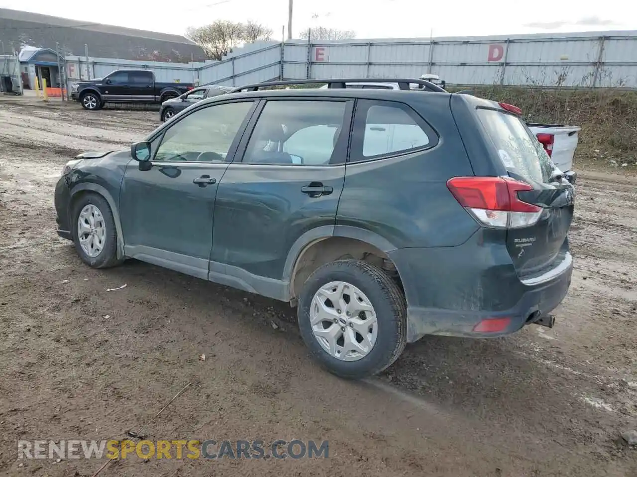 2 fotografías del automóvil dañado JF2SKACC9PH419394 SUBARU FORESTER 2023